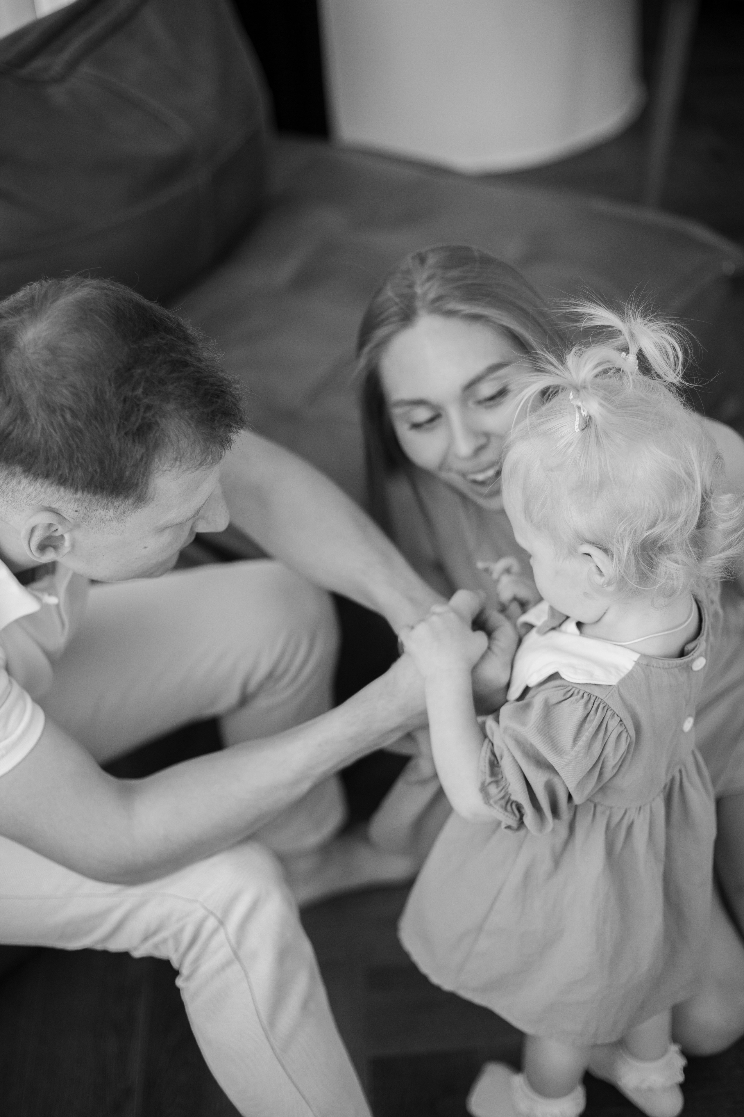 Варя и родители. Семейный фотограф Гульцовская Екатерина