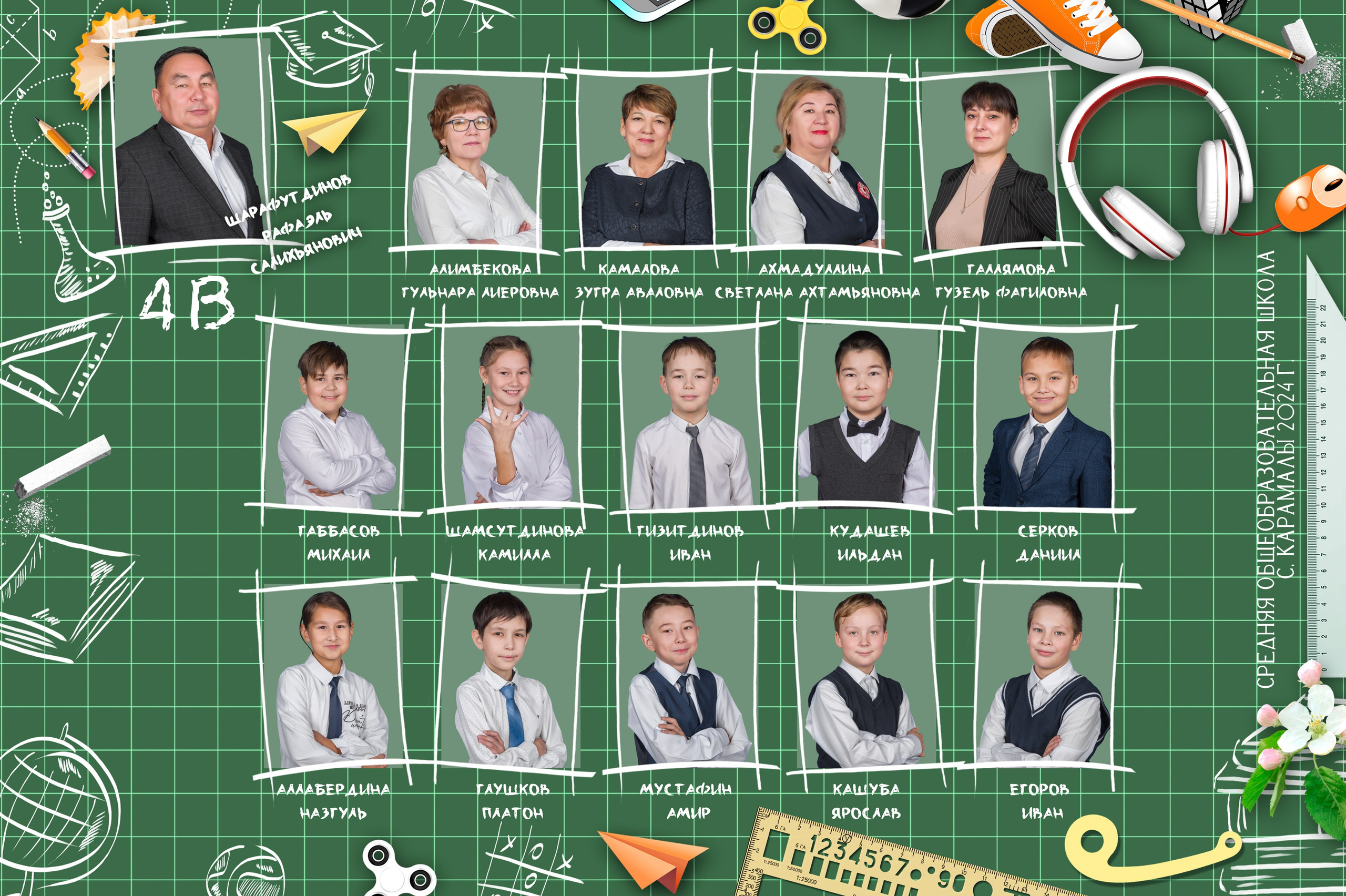 Портретики и общие фото 4В. Школьный-дошкольный фотограф в Уфе и Башкирии Вильданов Руслан