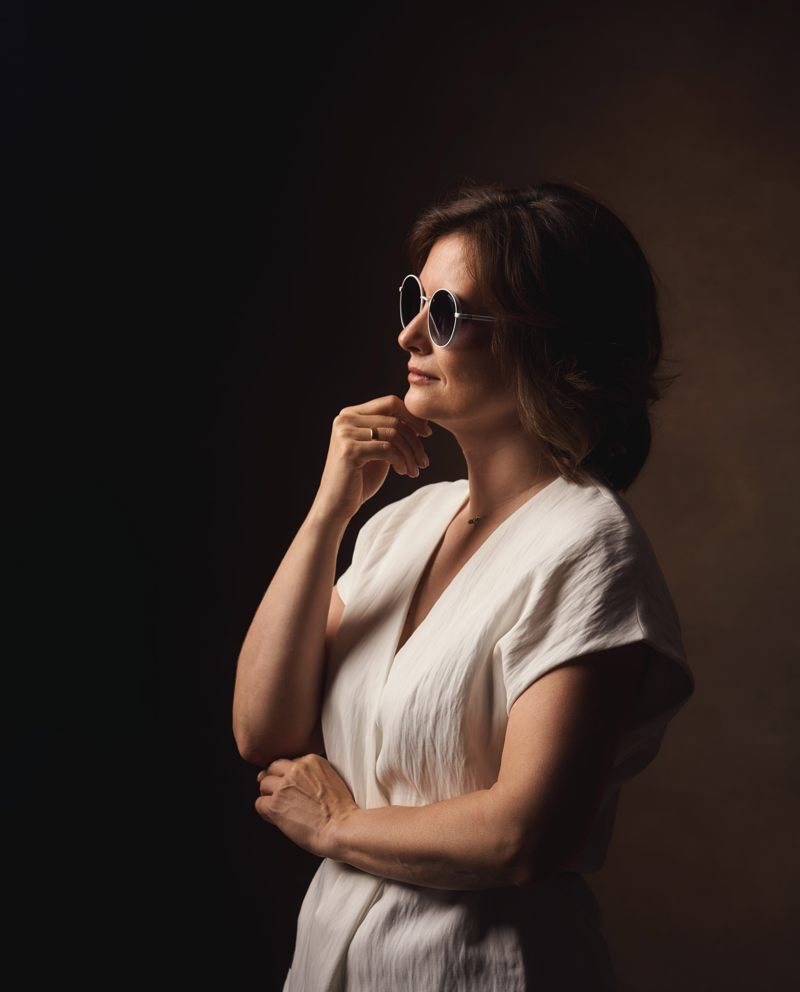 Портретная семейная фотосессия в студии. Семейный фотограф Евгений Опарин