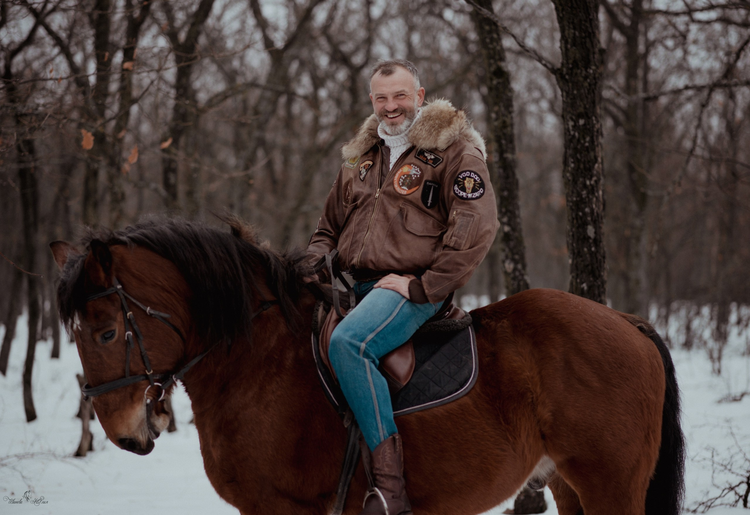 Дмитрий и Спартак. Конный фотограф в Саратове Юлия Иванова