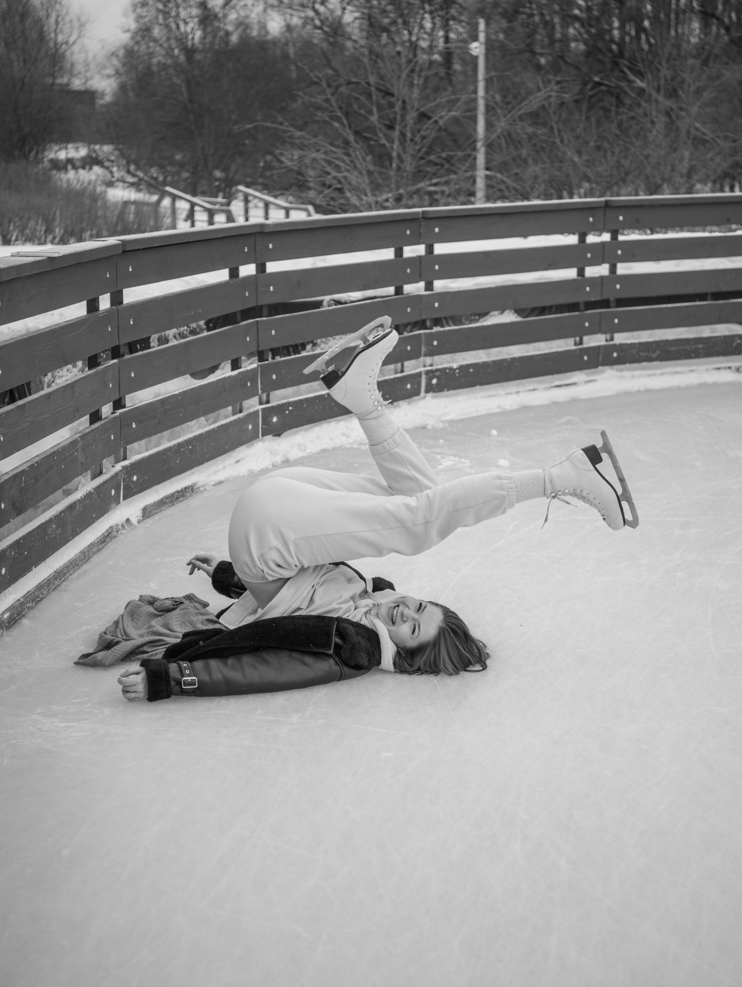 На катке. Свадебный и семейный фотограф в Москве Мила Широких