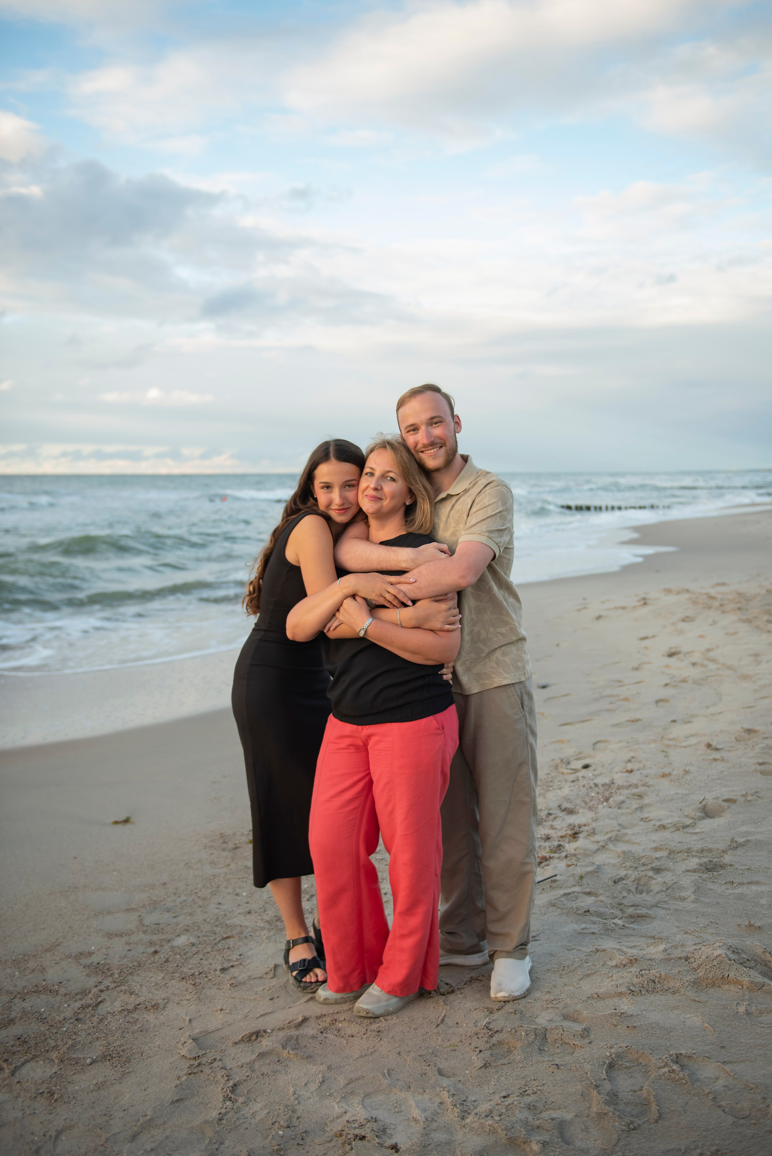Семейная съёмка на берегу моря. Фотограф Зеленоградск