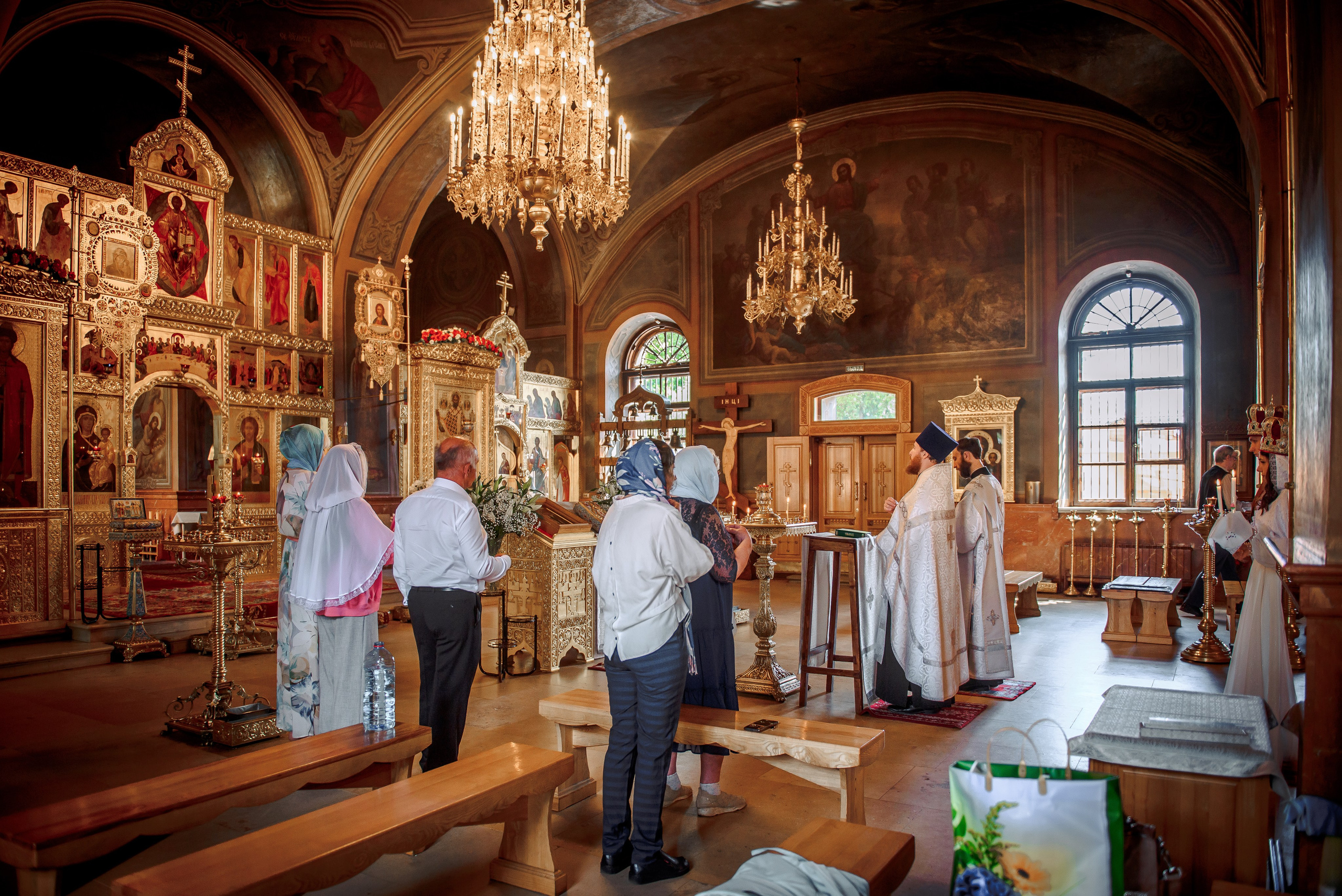 Венчание в Храме Бориса и Глеба в Дегунино. Свадебный и семейный фотограф в Москве Юлия Винник