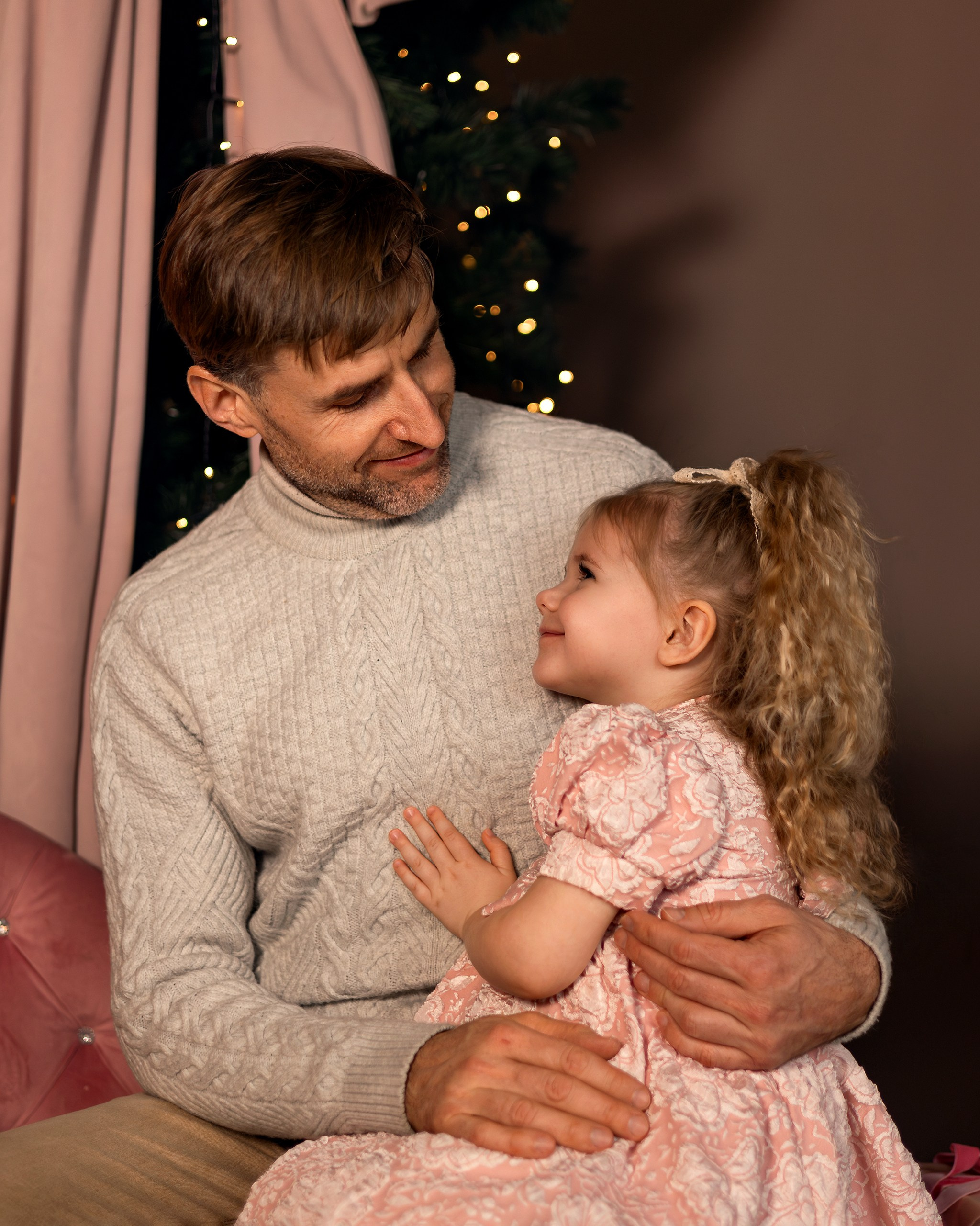 Новогодняя семейная съемка. Детский и семейный фотограф Елена Михайлова в Москве