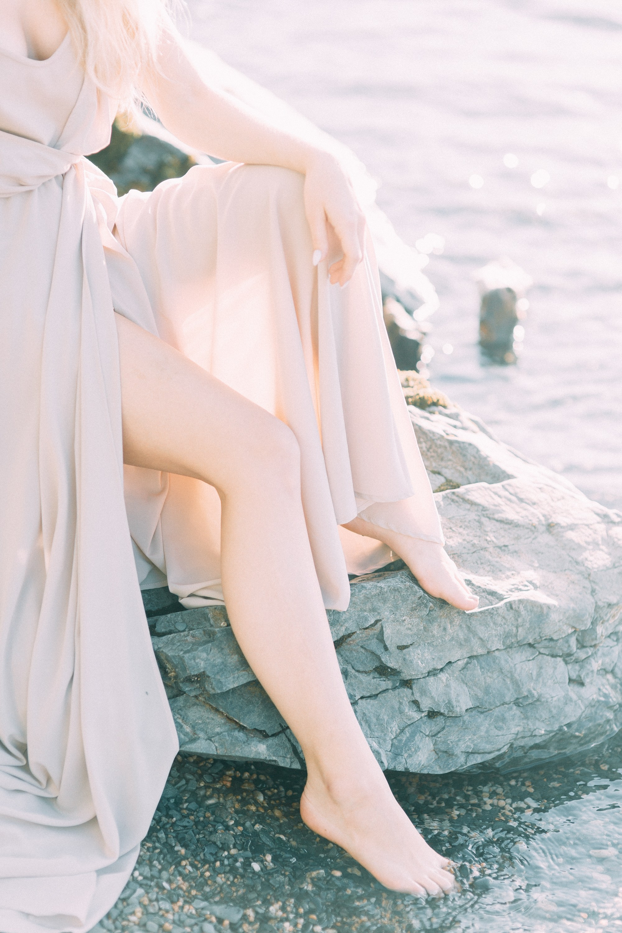 Закатная съемка на озере Тургояк