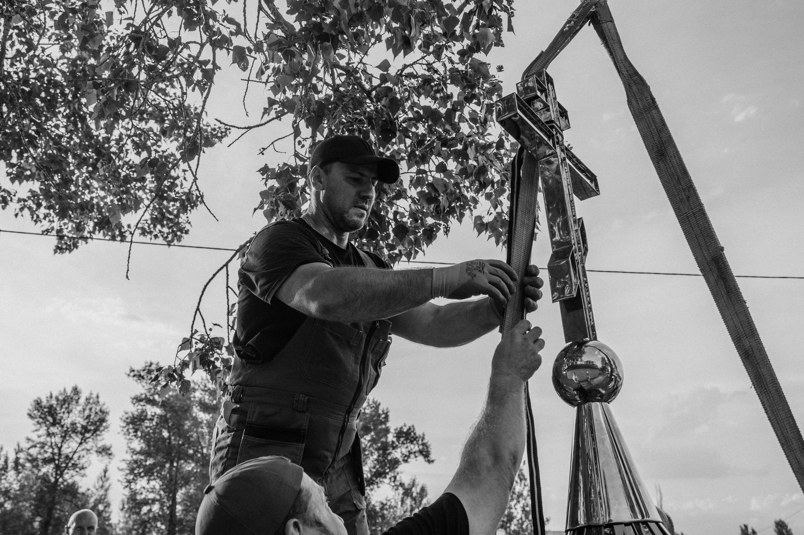 Освещение купола в храме Казанской иконы Божьей Матери х. Закутский. Церковный, семейный и репортажный фотограф Волгоград, Волжский