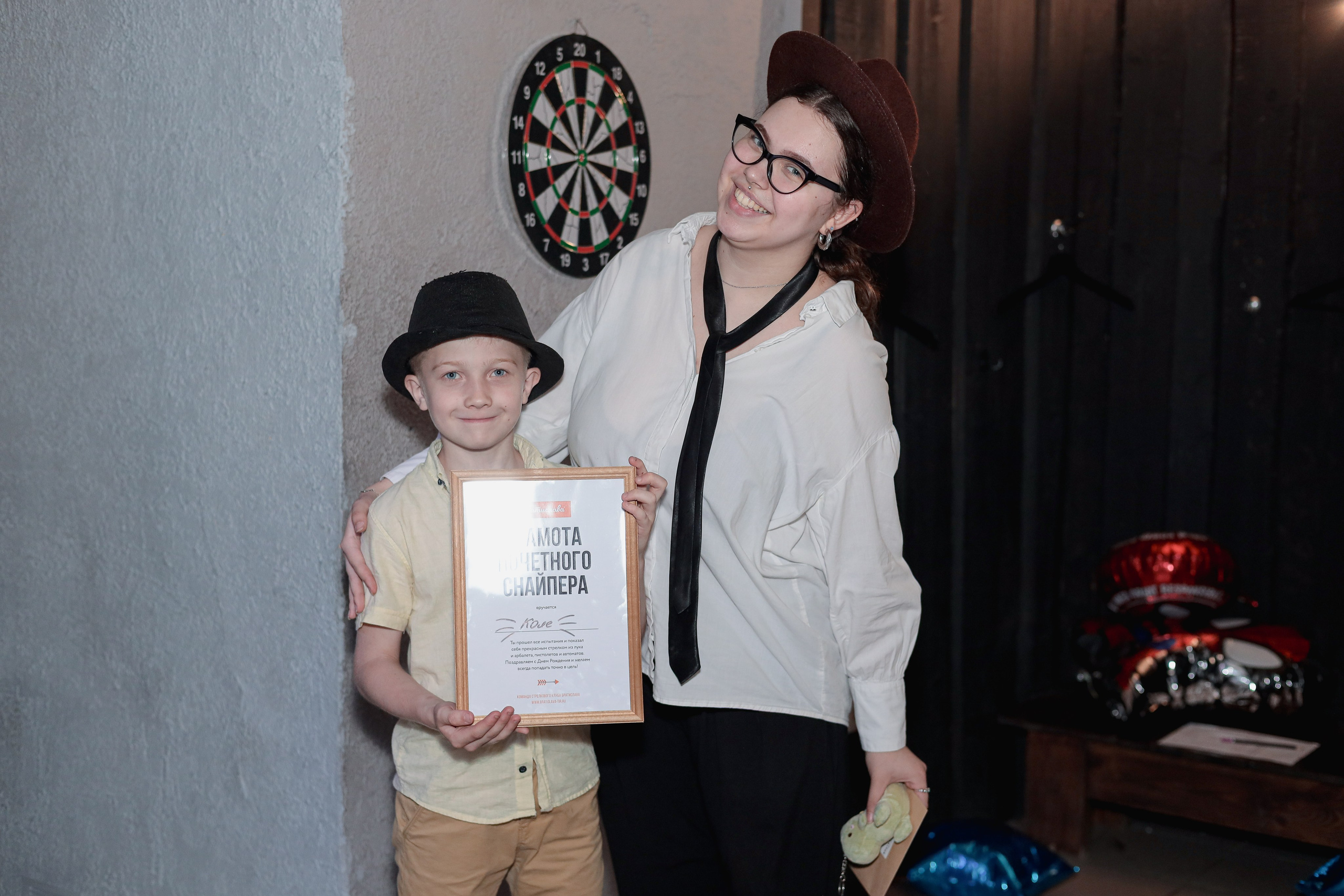 День рождение в стрелковом клубе. Фотограф Надршина Лилия