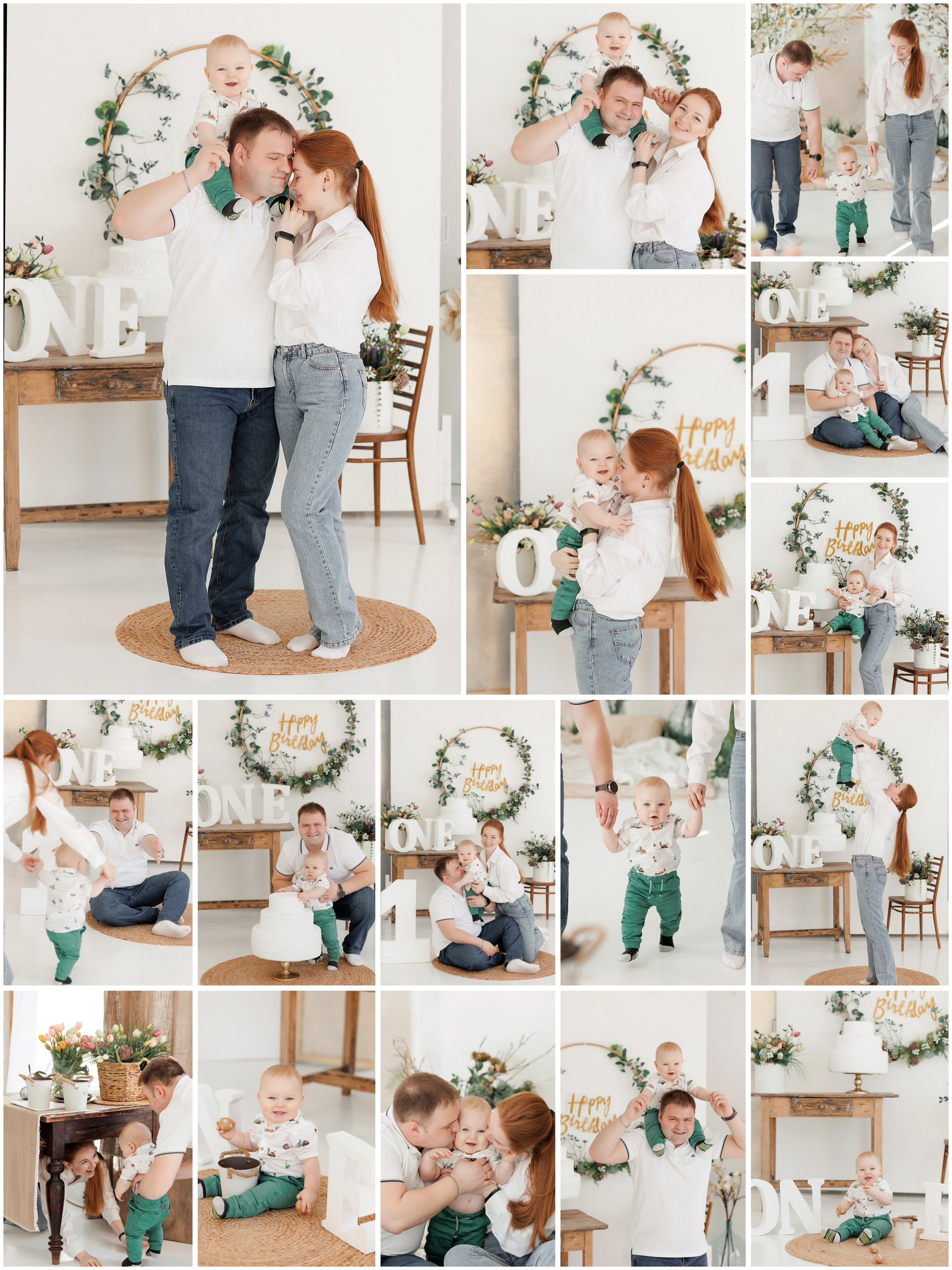 Семейная фотосессия в фотостудии и на природе в Твери. Свадебный и семейный фотограф в Твери и Тверской области