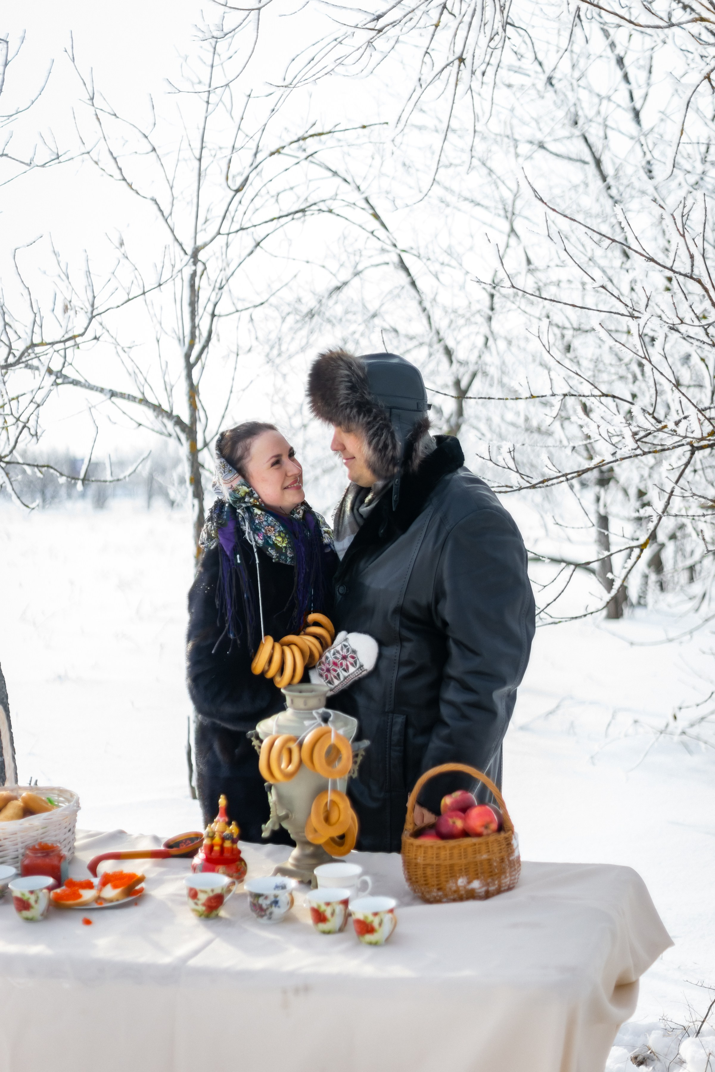 Зимняя в русском народном стиле. Ольга Плаксина фотограф в Саратове