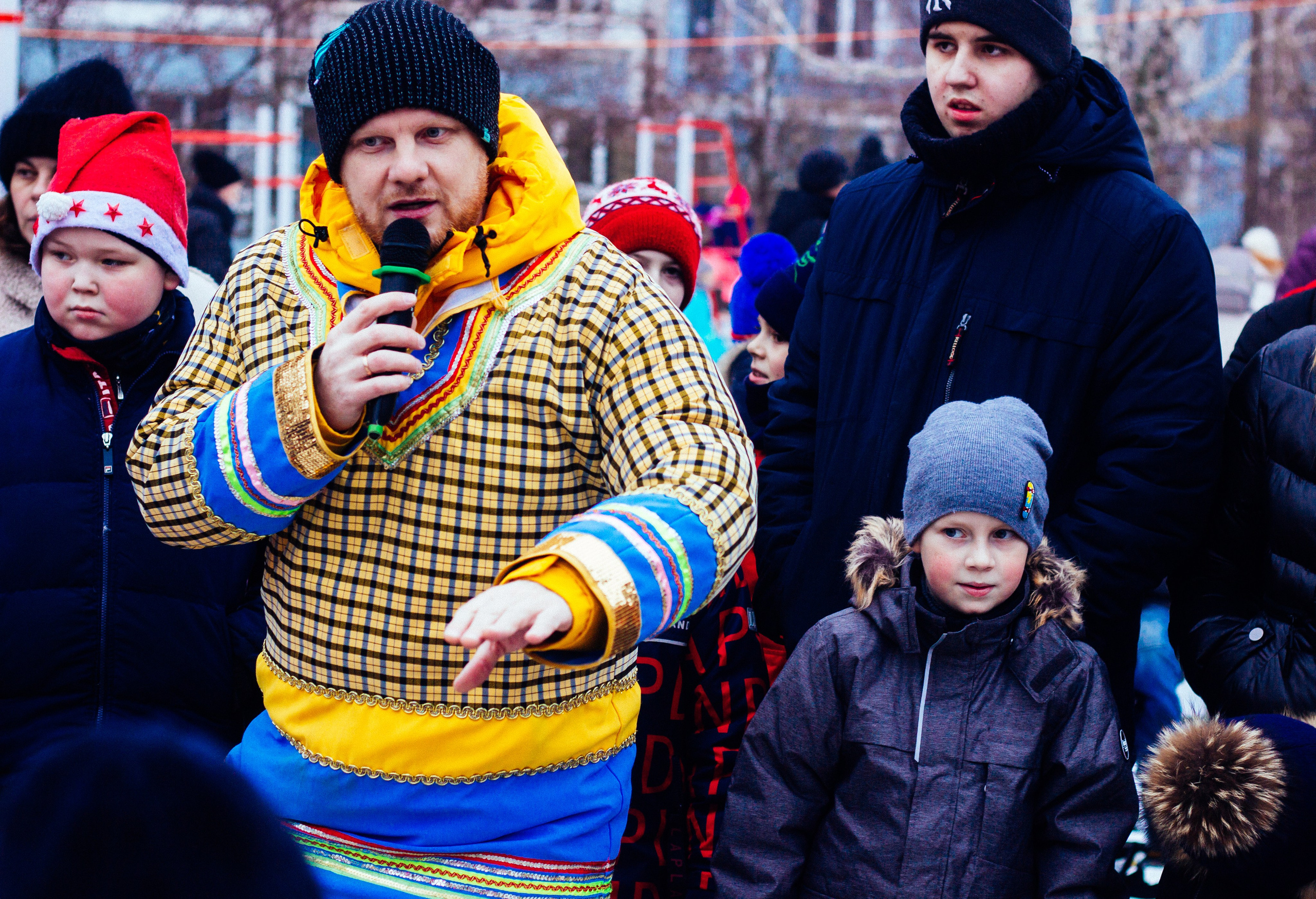 Дворовая ёлка. Детский и семейный фотограф, фотограф мероприятий Нижний Новгород