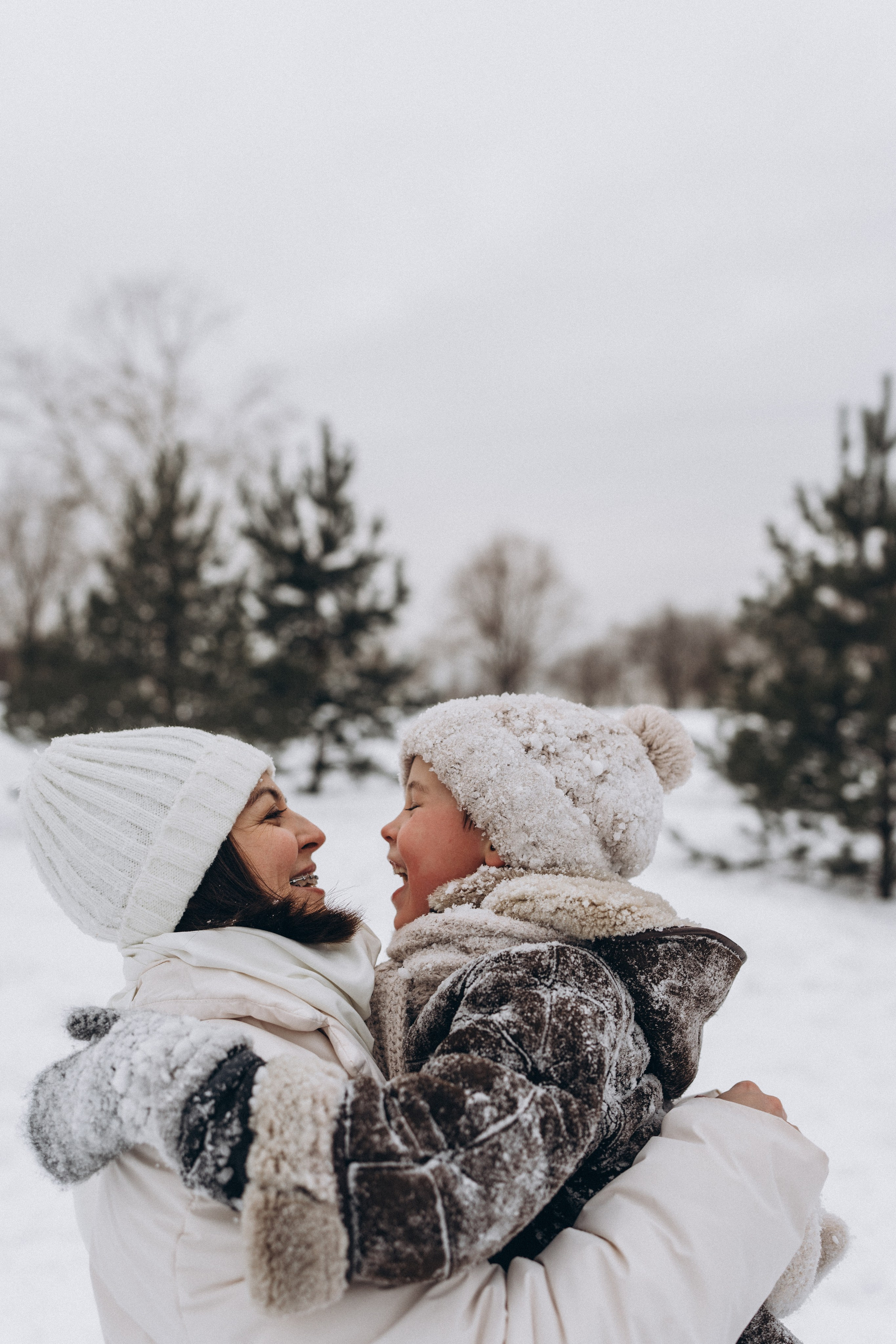 Зимняя семейная фотосессия. Детский, семейный и ньюборн фотограф в Москве Юлия Шуарт