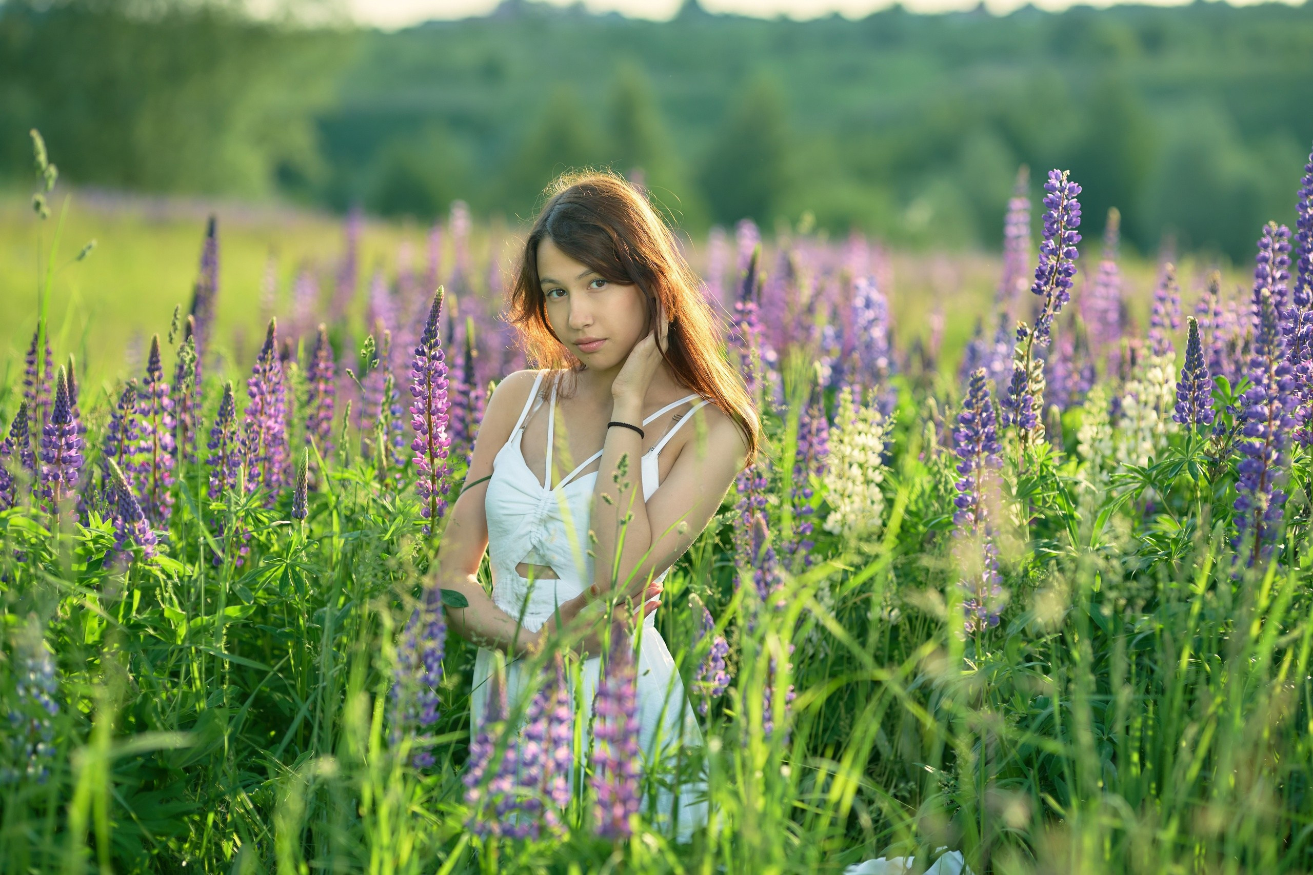 Фотосессия в люпинах. Владимир Суздалов (ProMaXe) — Портретный фотограф, тематические фотосессии в Чебоксарах