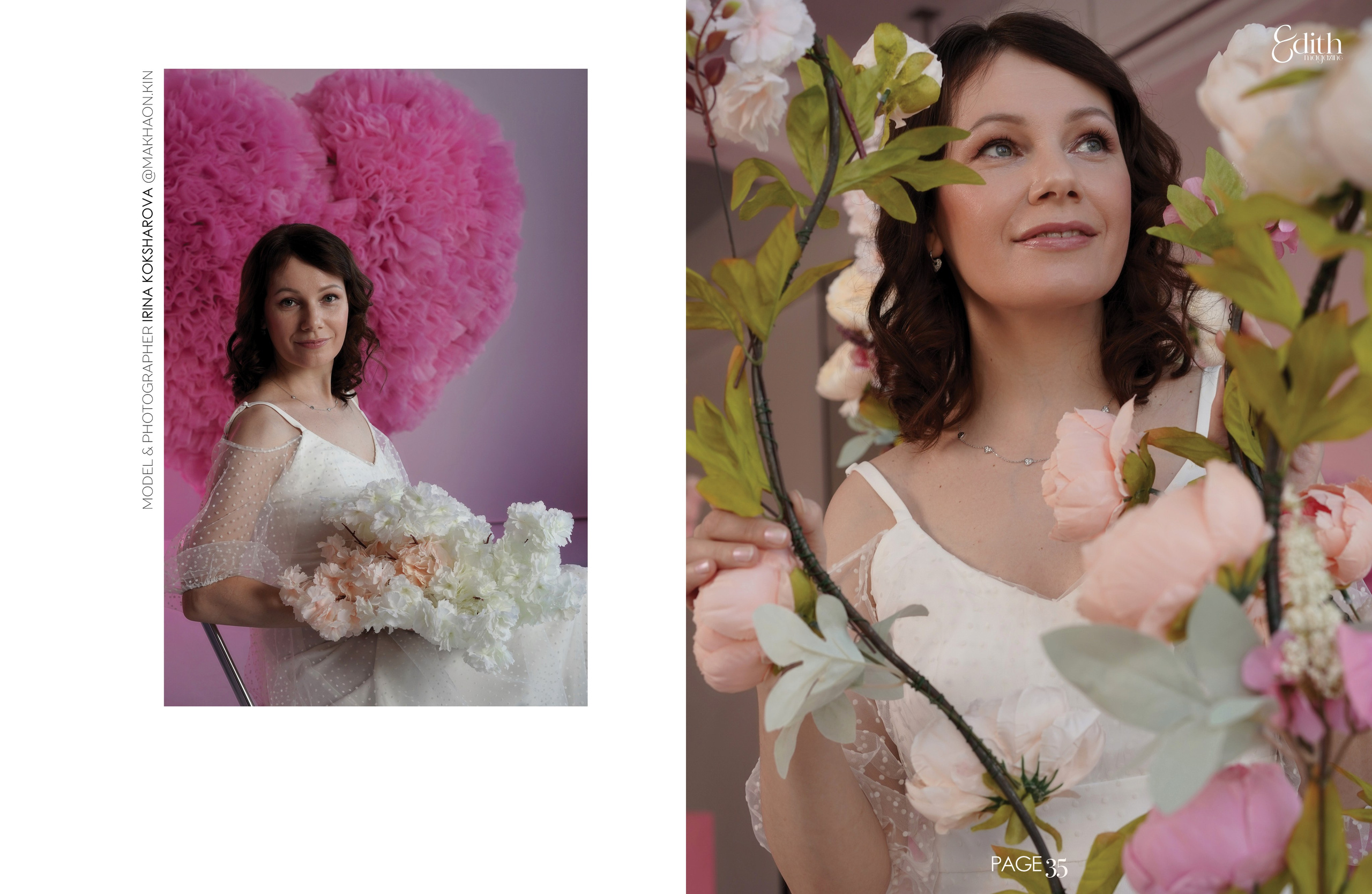 Мои работы опубликованные в зарубежных журналах, элитных и модных. Студийный и портретный фотограф в САНКТ-ПЕТЕРБУРГЕИрина Махаон
