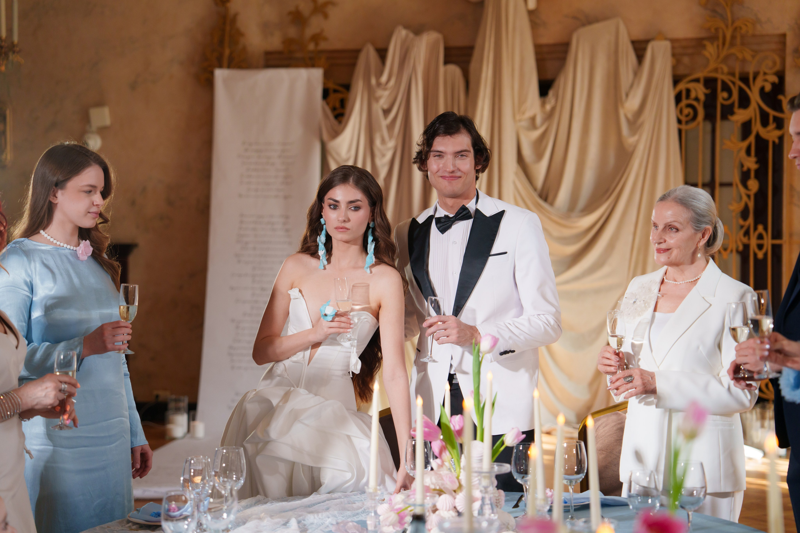 Илья и Алена. Камерный ужин. Свадебный фотограф Москва