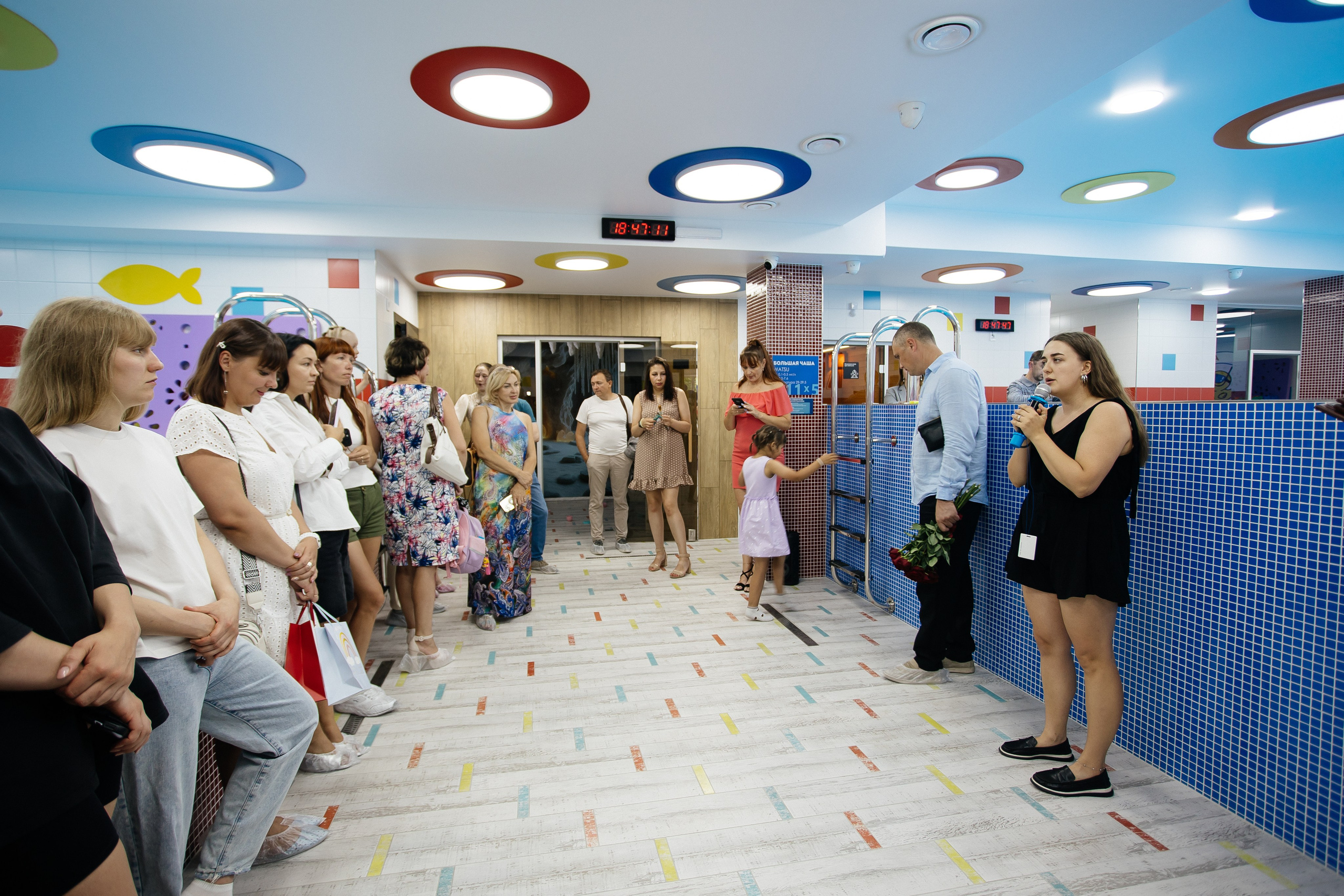 Открытие бассейна. Фотограф в Иркутске