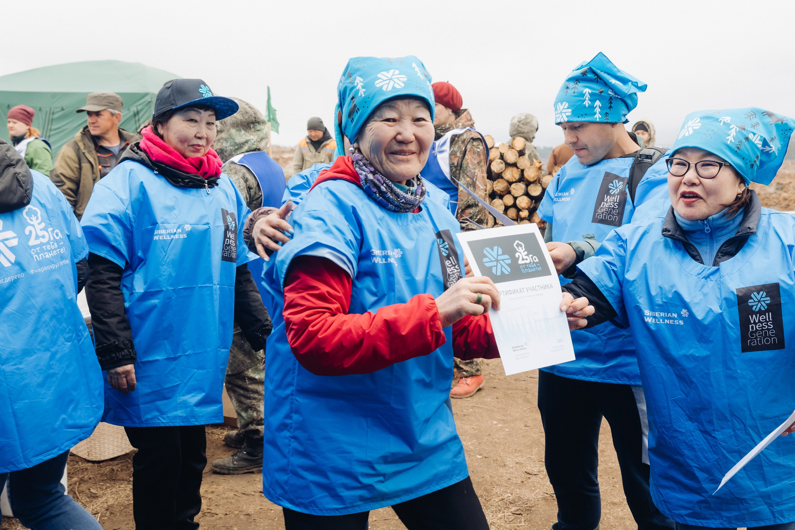 Siberian wellness. Ежегодная акция по посадке деревьев. Свадебный и семейный фотограф в Улан-Удэ