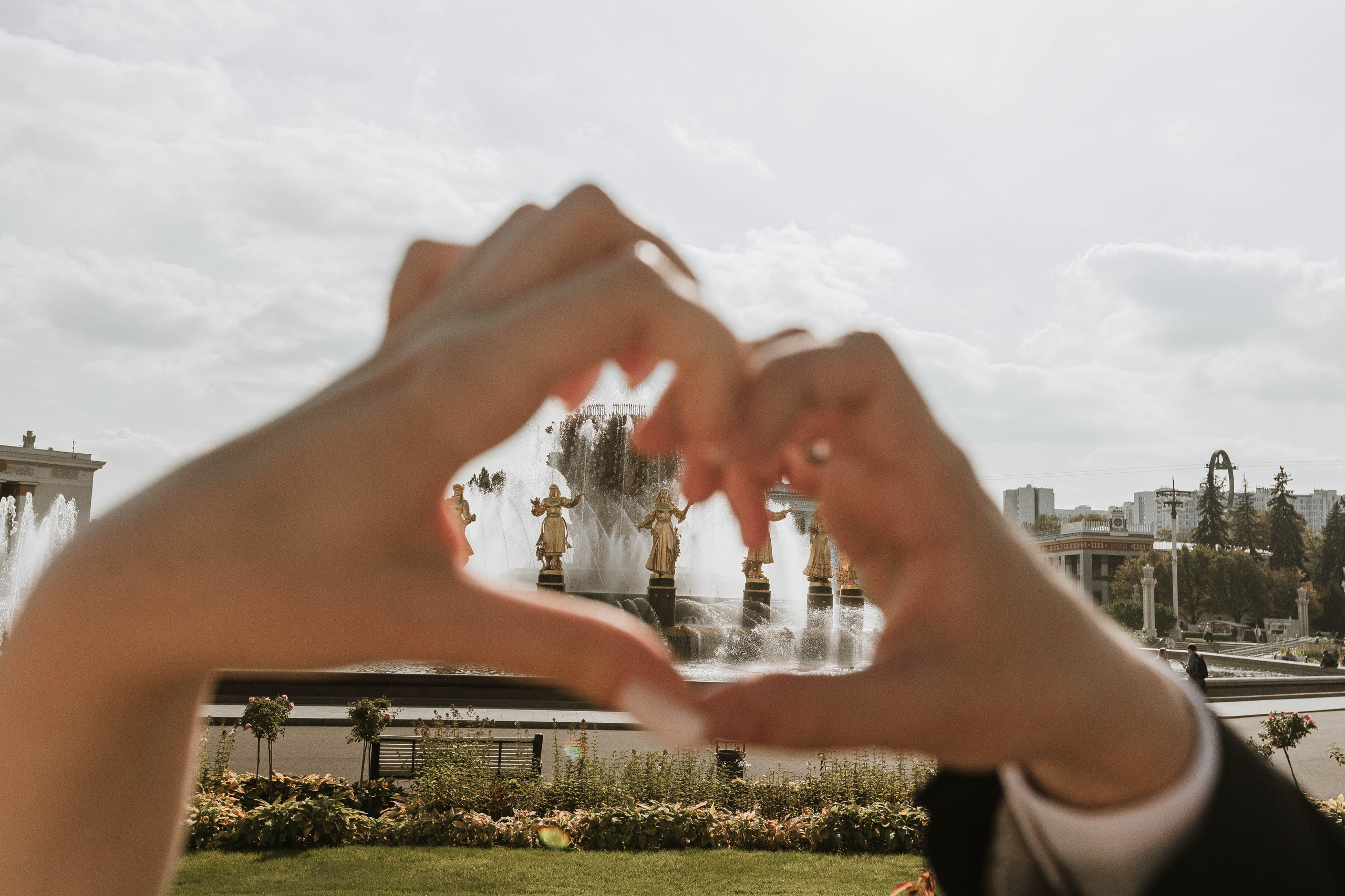 Анастасия и Денис (ВДНХ). Свадебный фотограф в Москве Анастасия Шелест