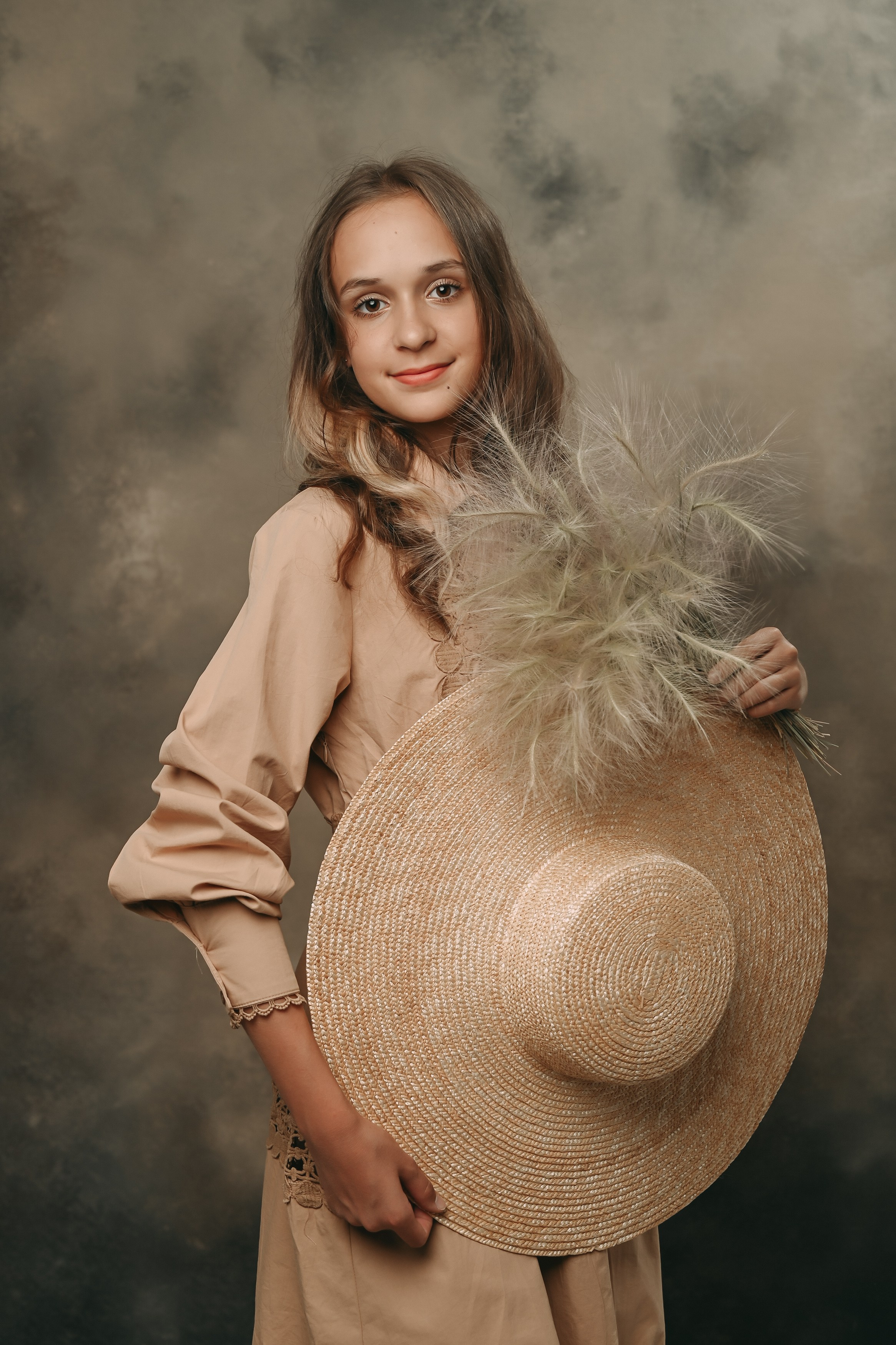 Портреты с цветами. Детский и семейный фотограф