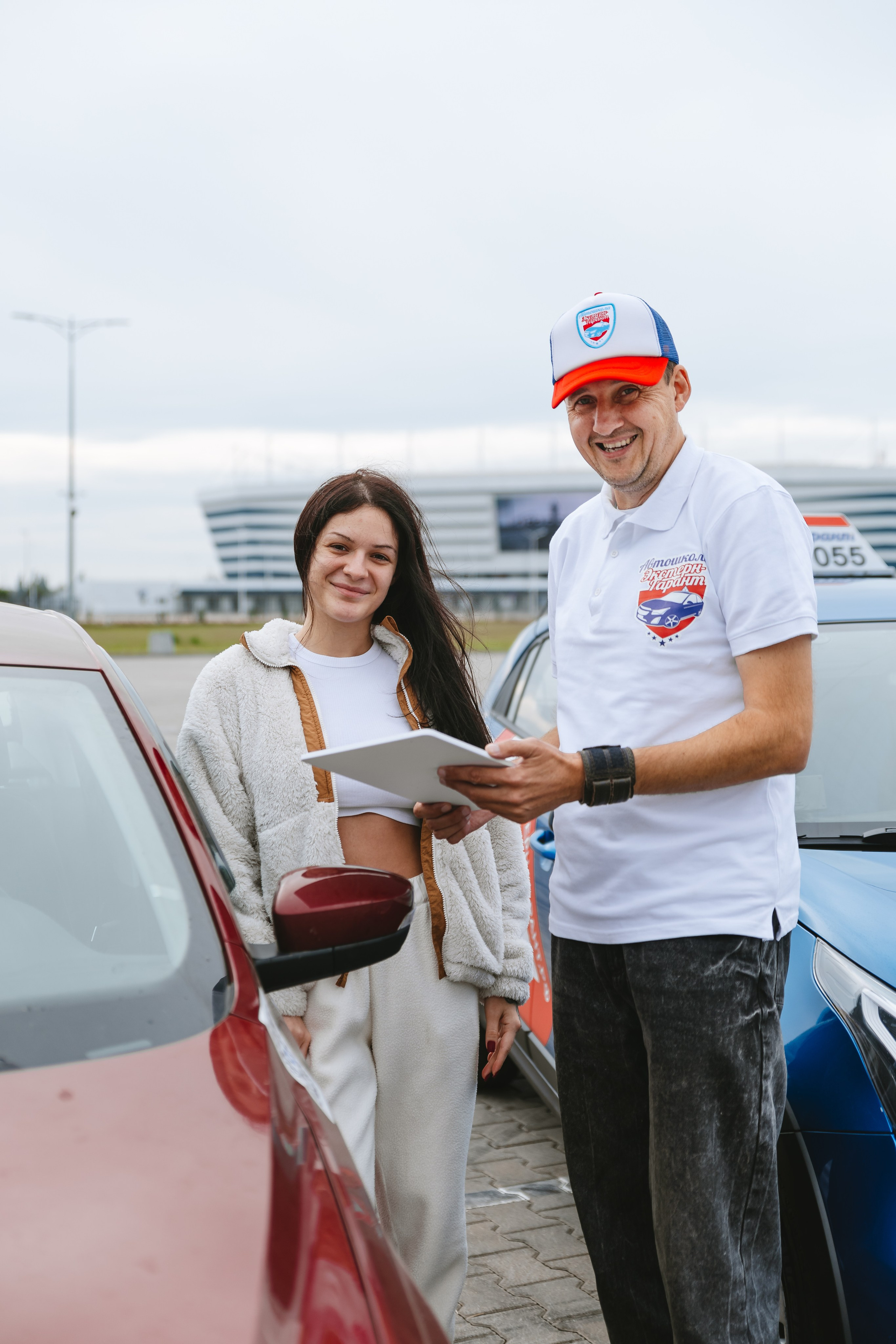 Extern-Garant Driving School. Content shooting. KRIS KRUPINNIKOVA