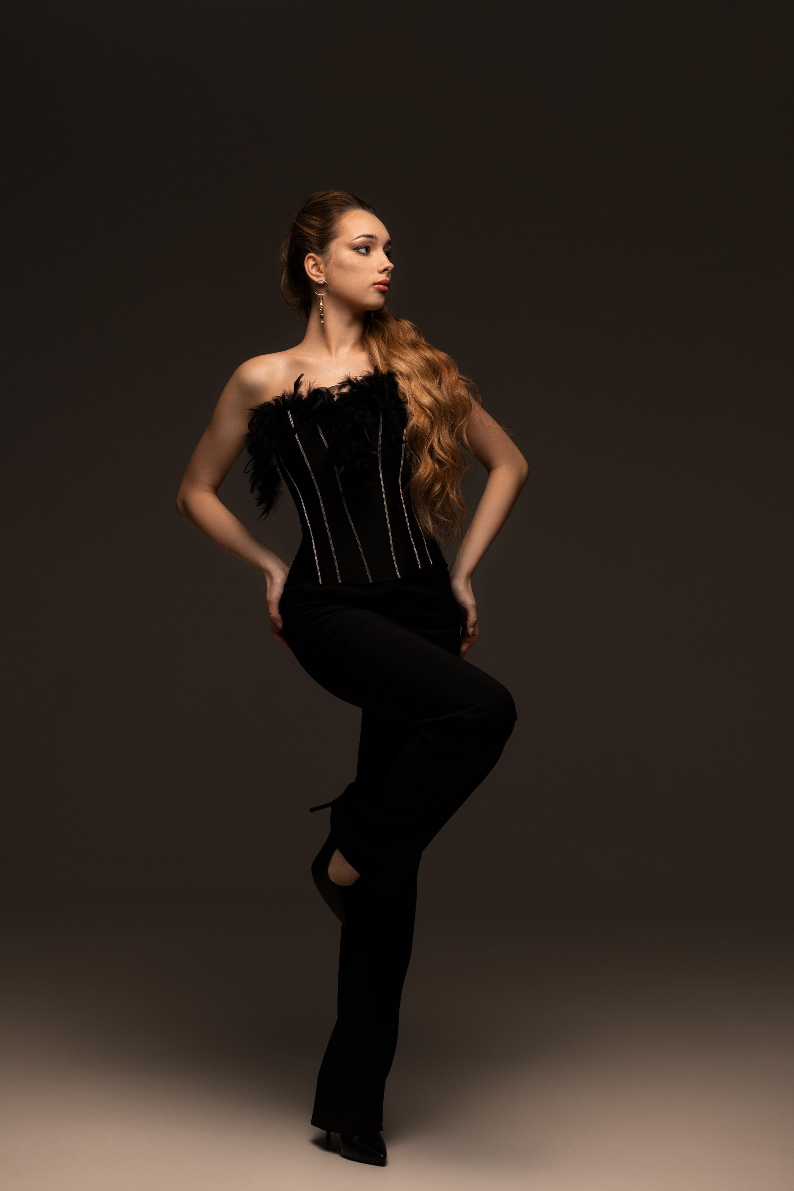 Студийная съемка с Полиной на циклораме в формате для «себя». Дмитрий Шульгин, портретный фотограф в Воронеже