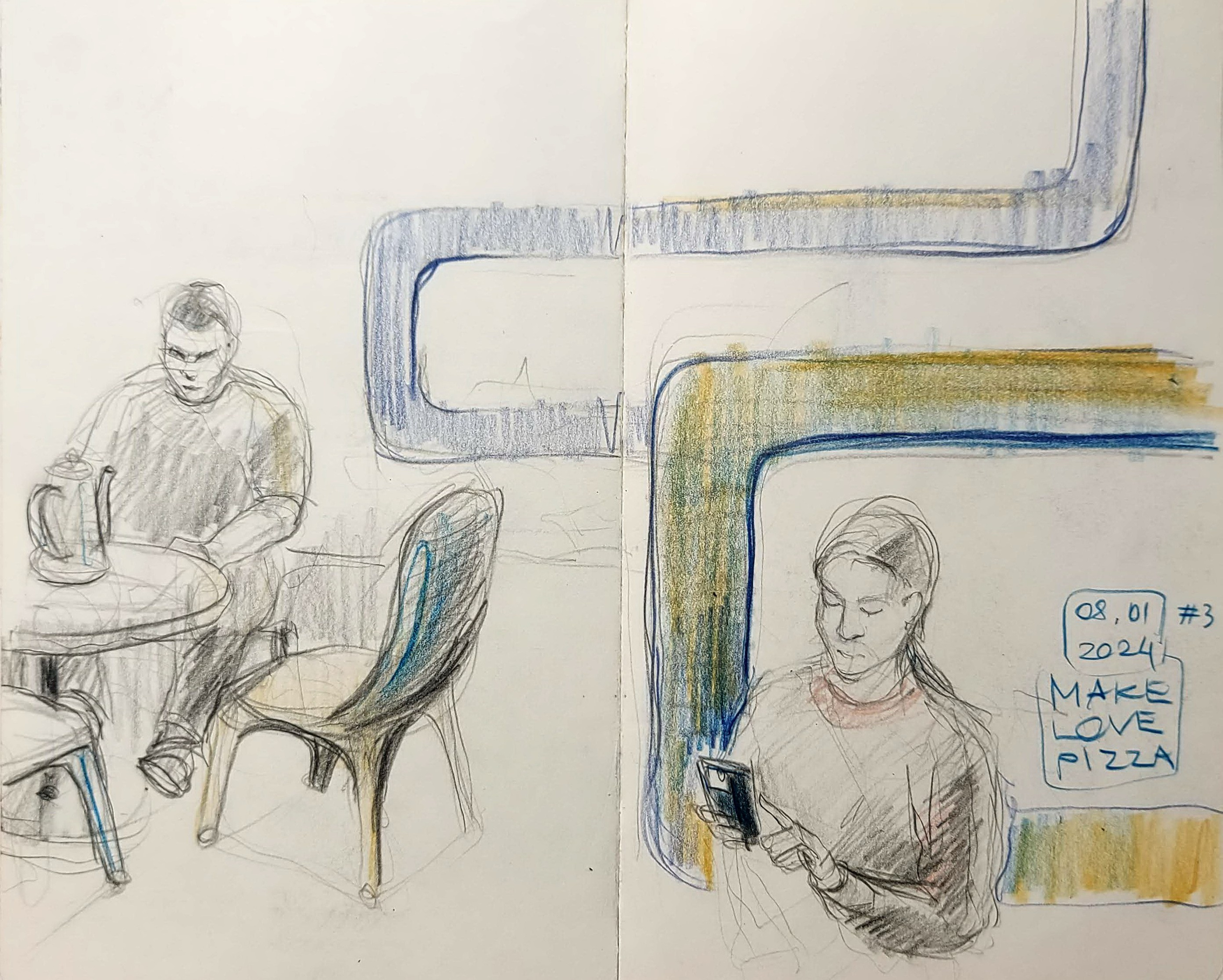 Quick Sketches. Alexander Manaenkov | Watercolor Artist from Siberia