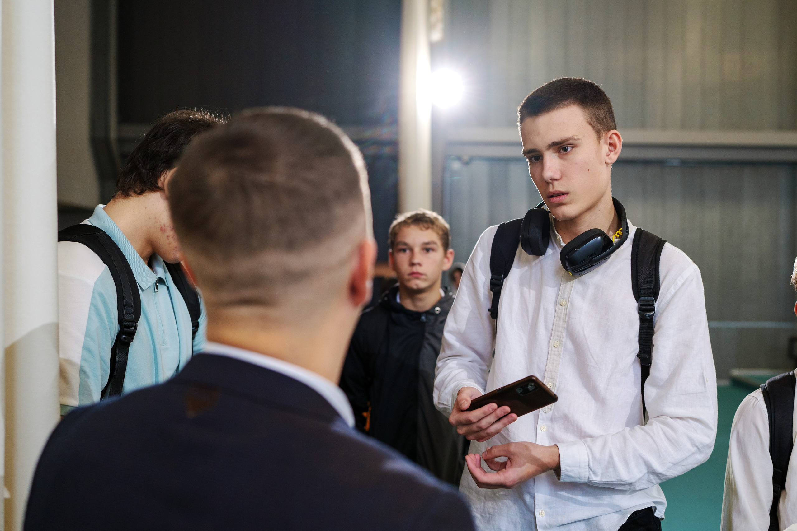 Лекция по киберспорту в школе № 2, п. Энем