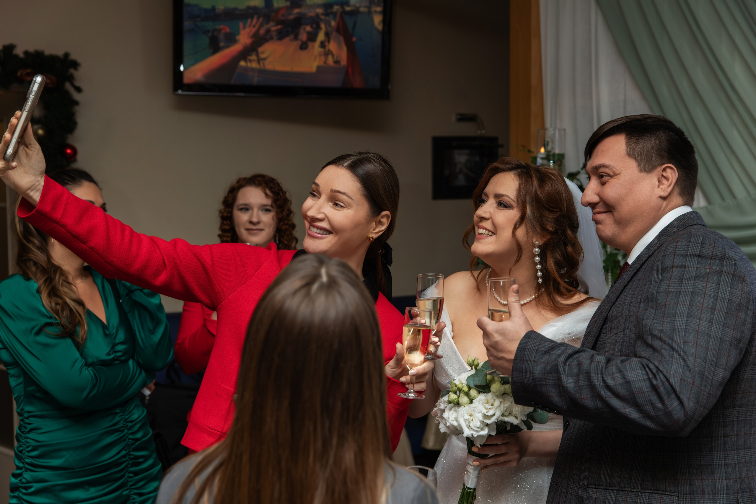 Репортаж Свадебного банкета Юлии и Романа. Семейный и женский фотограф в Москве Надежда Воробьева