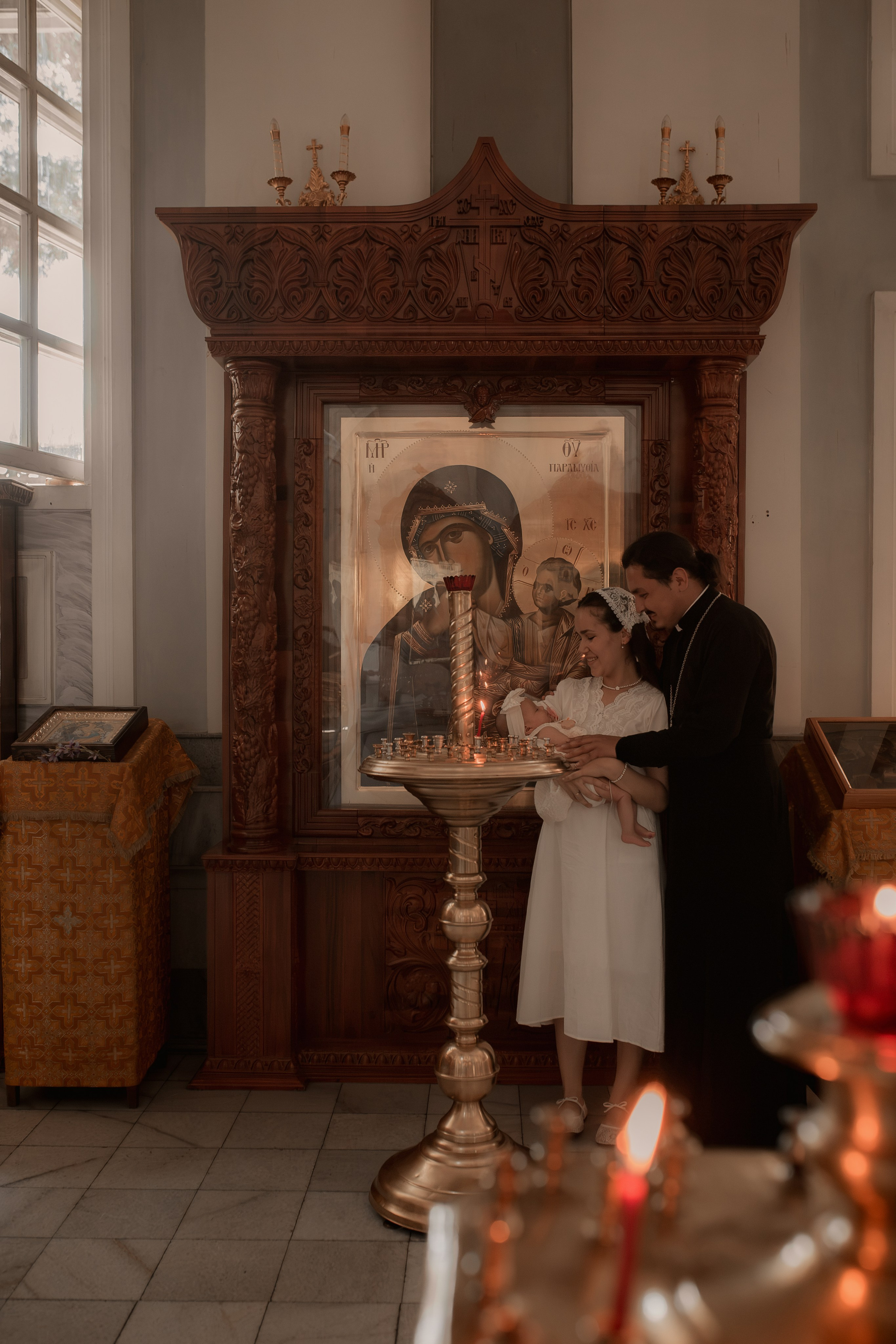 Крещение Нины и Екатерины. Фотограф на Крещение и Венчание в Ташкенте