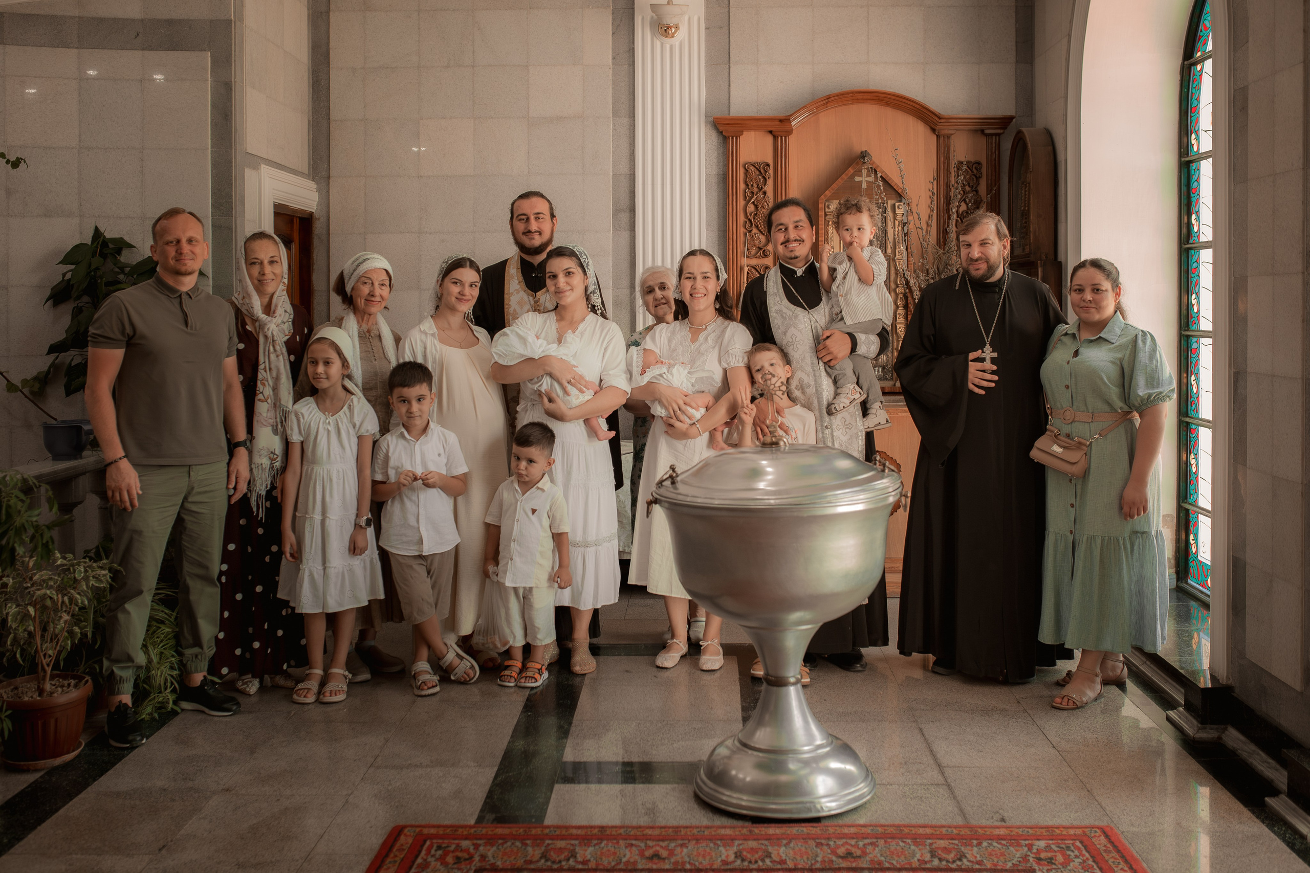 Крещение Нины и Екатерины. Фотограф на Крещение и Венчание в Ташкенте