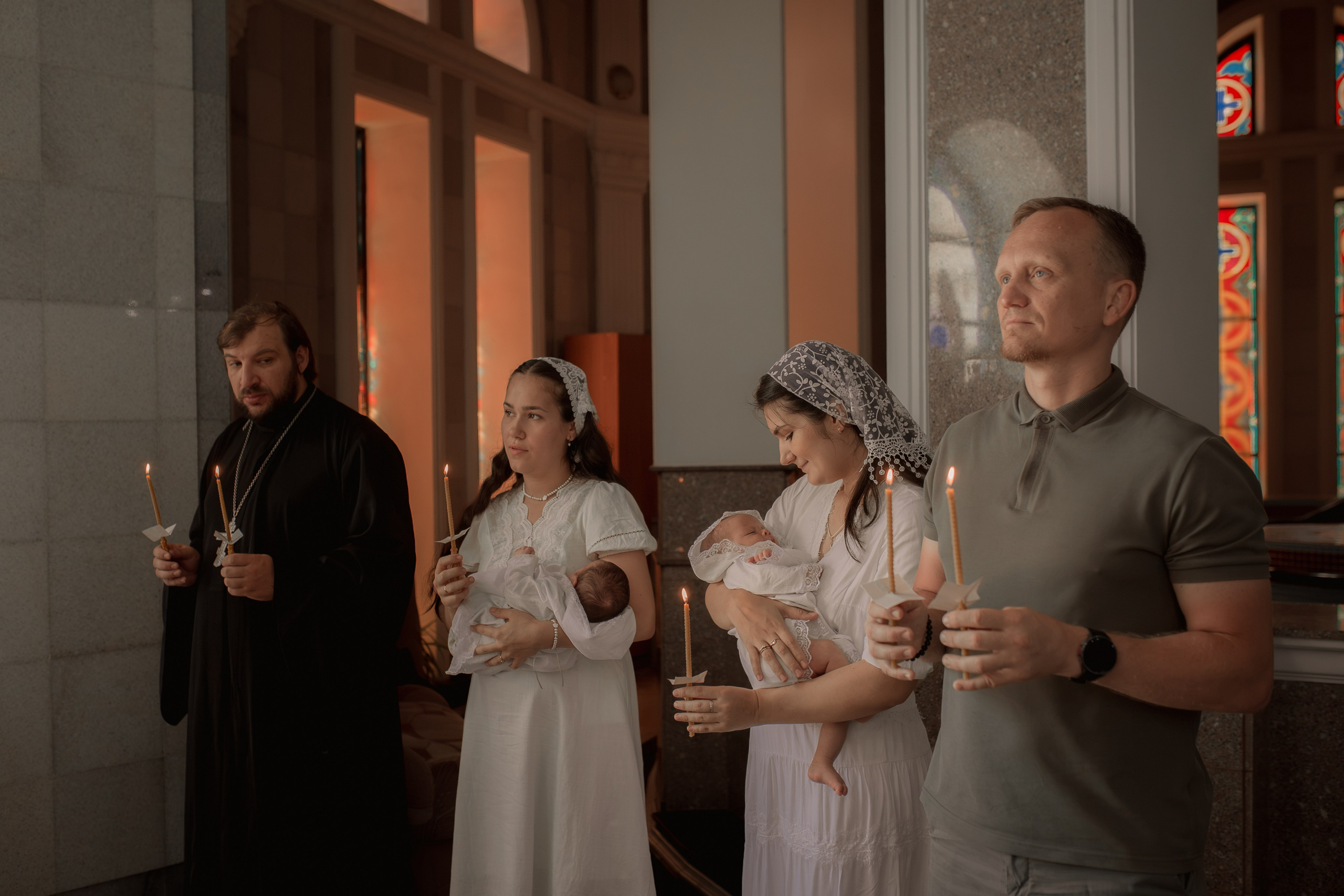 Крещение Нины и Екатерины. Фотограф на Крещение и Венчание в Ташкенте