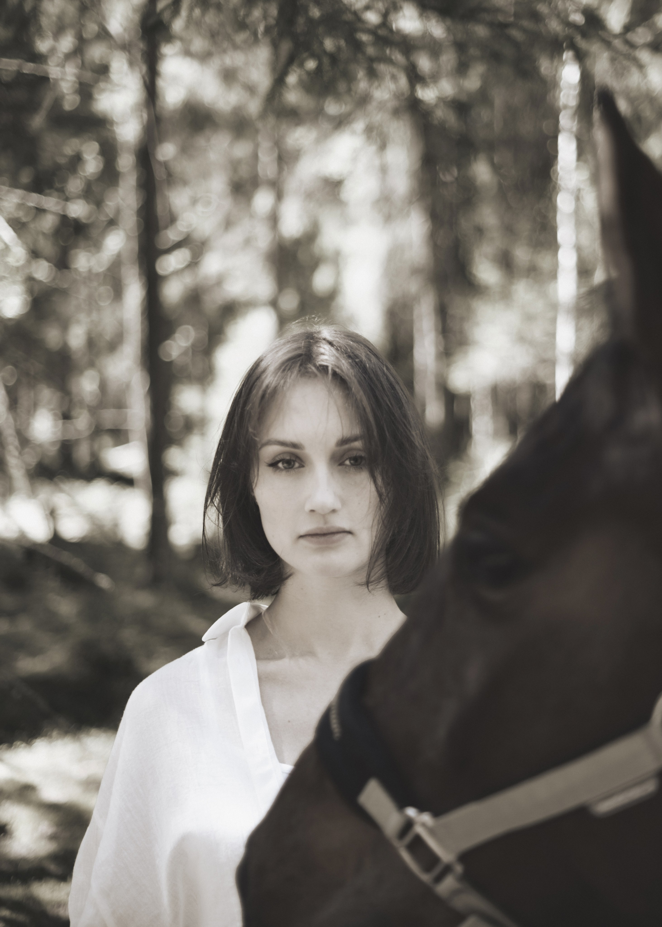 Наташа. Съёмка с лошадкой. Lickord