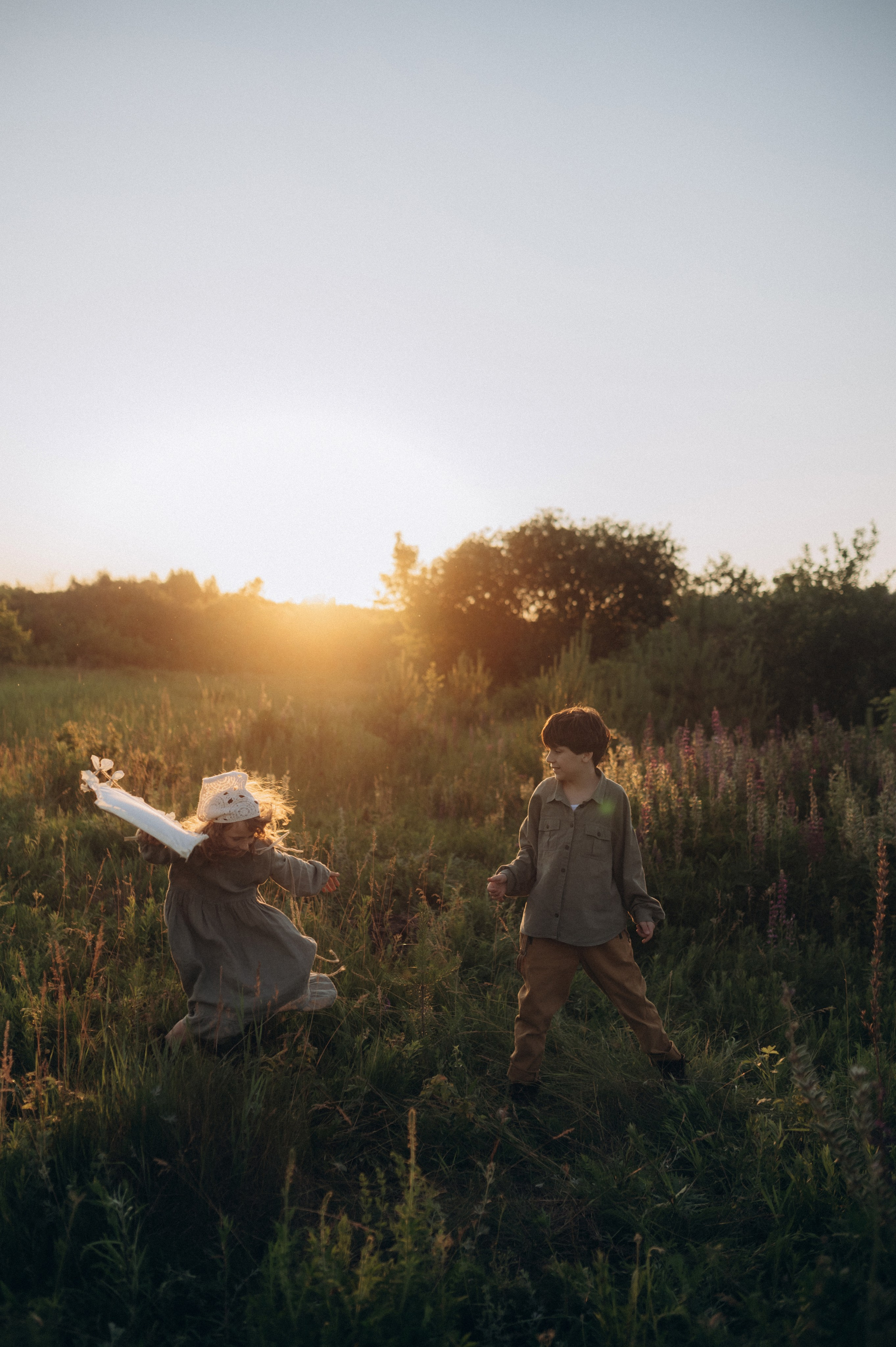 Соня и Захар — первая любовь и воздушный змей. Фотограф Мария Стрелкова