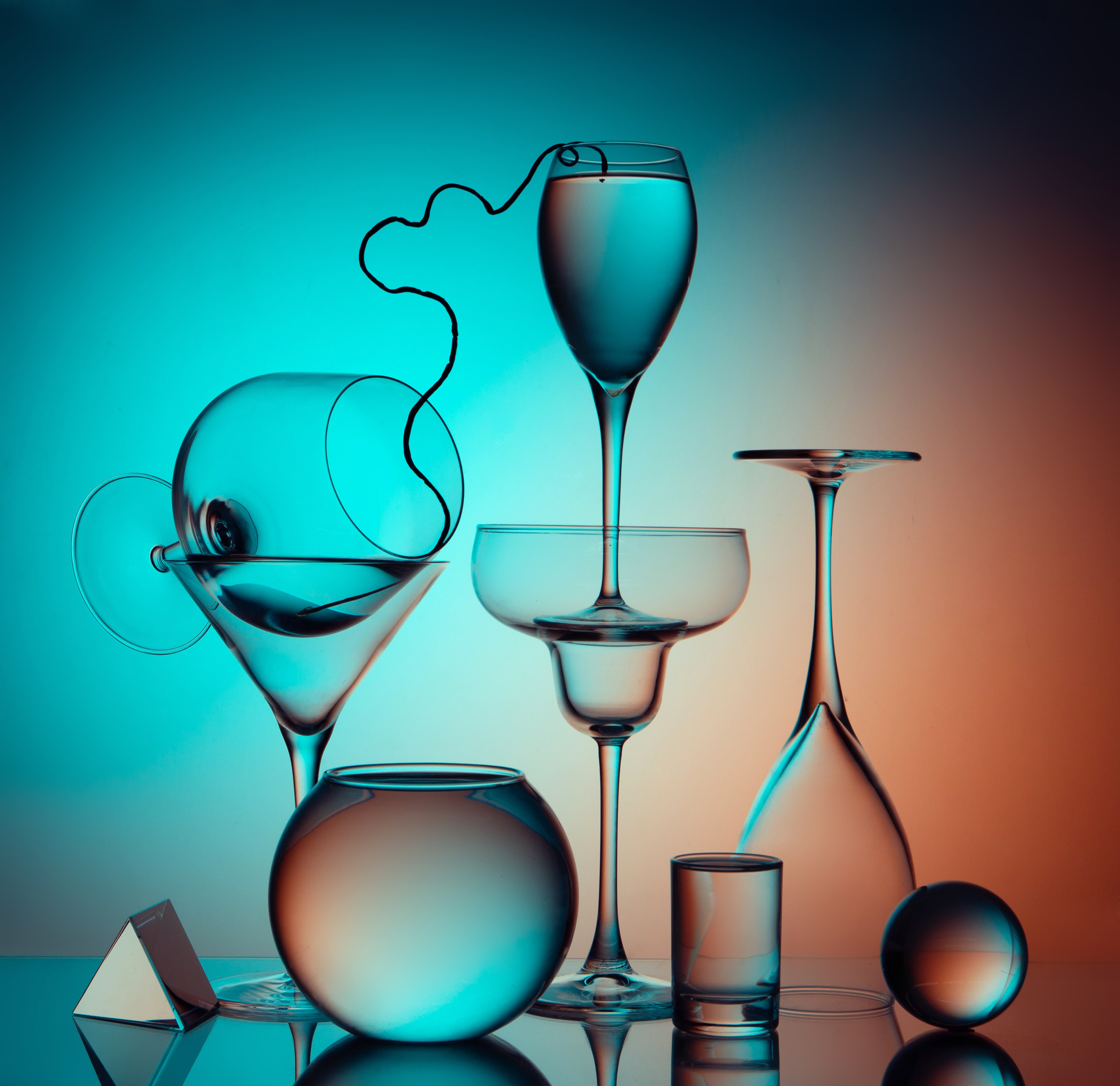 Рекламные фото. Стекло. Фотограф Мария Кольцова