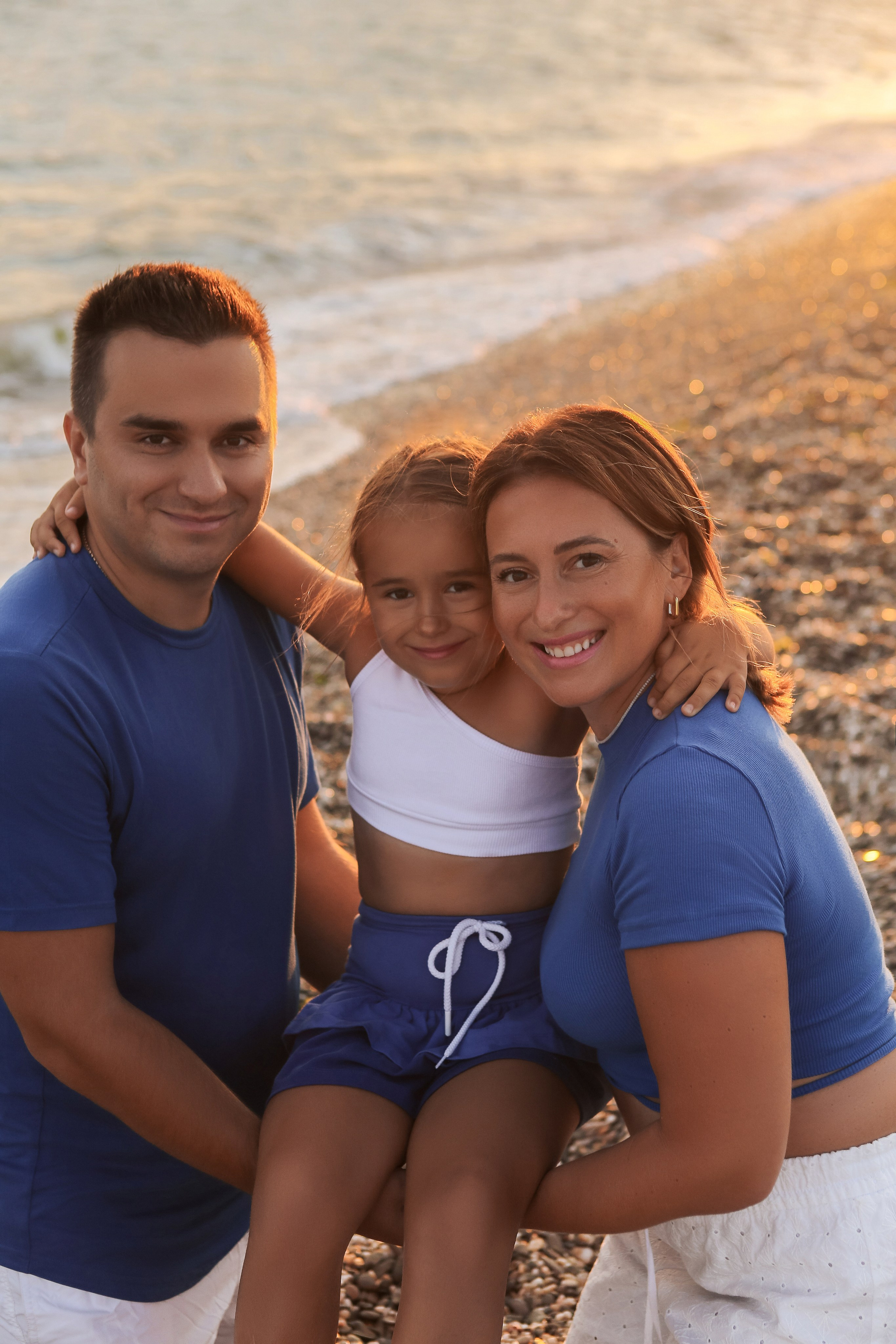 Семейная фотосессия в Евпатории на закате