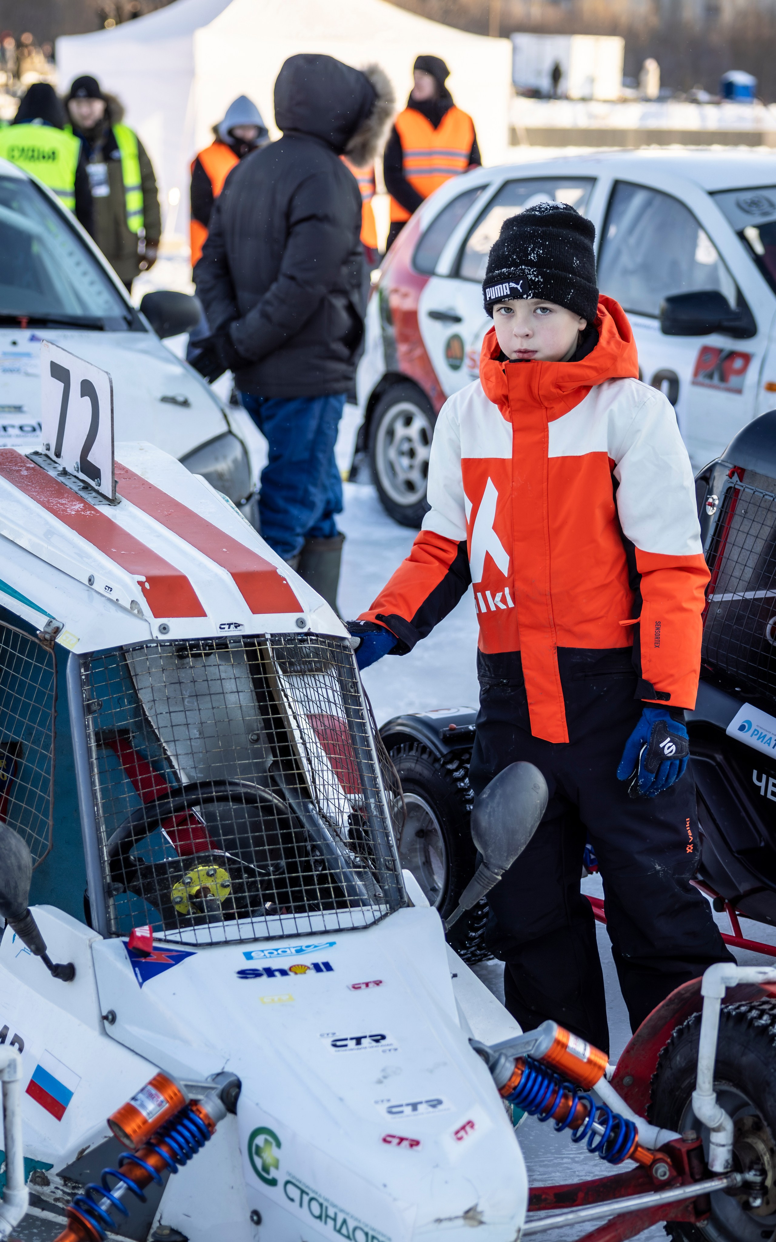 Автогонки «Трек 400» на льду. Bertran Ordo