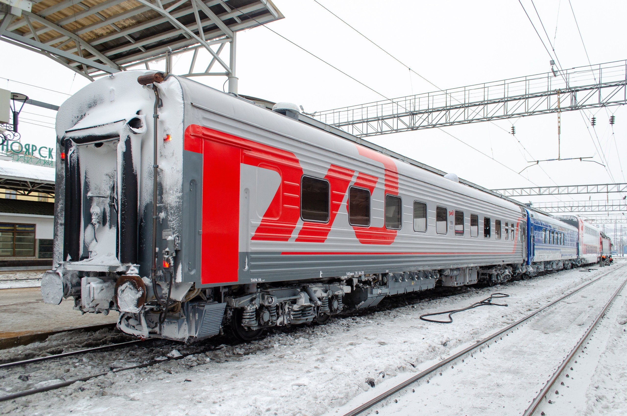 Первое прибытие двухэтажного поезда в Красноярск. Данила Попов • Фотограф Хакасия •