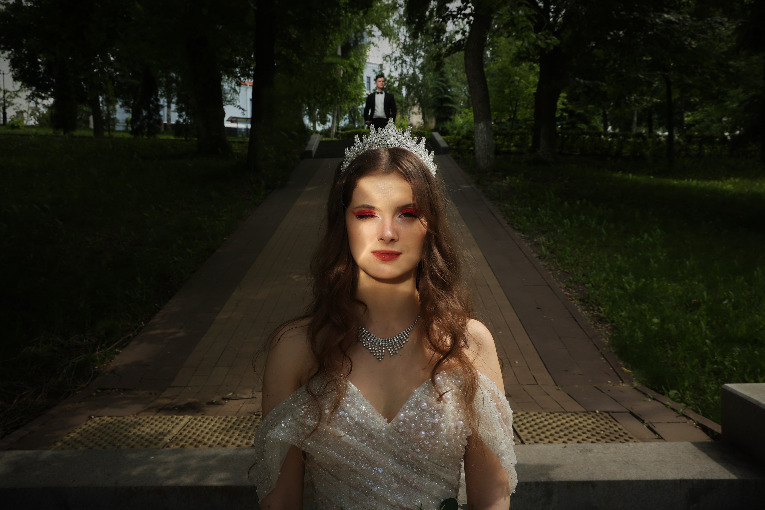 Свадебные фотографии в Струковском парке Самары. Свадебный видеограф и свадебный фотограф в Самаре Олег Слеб