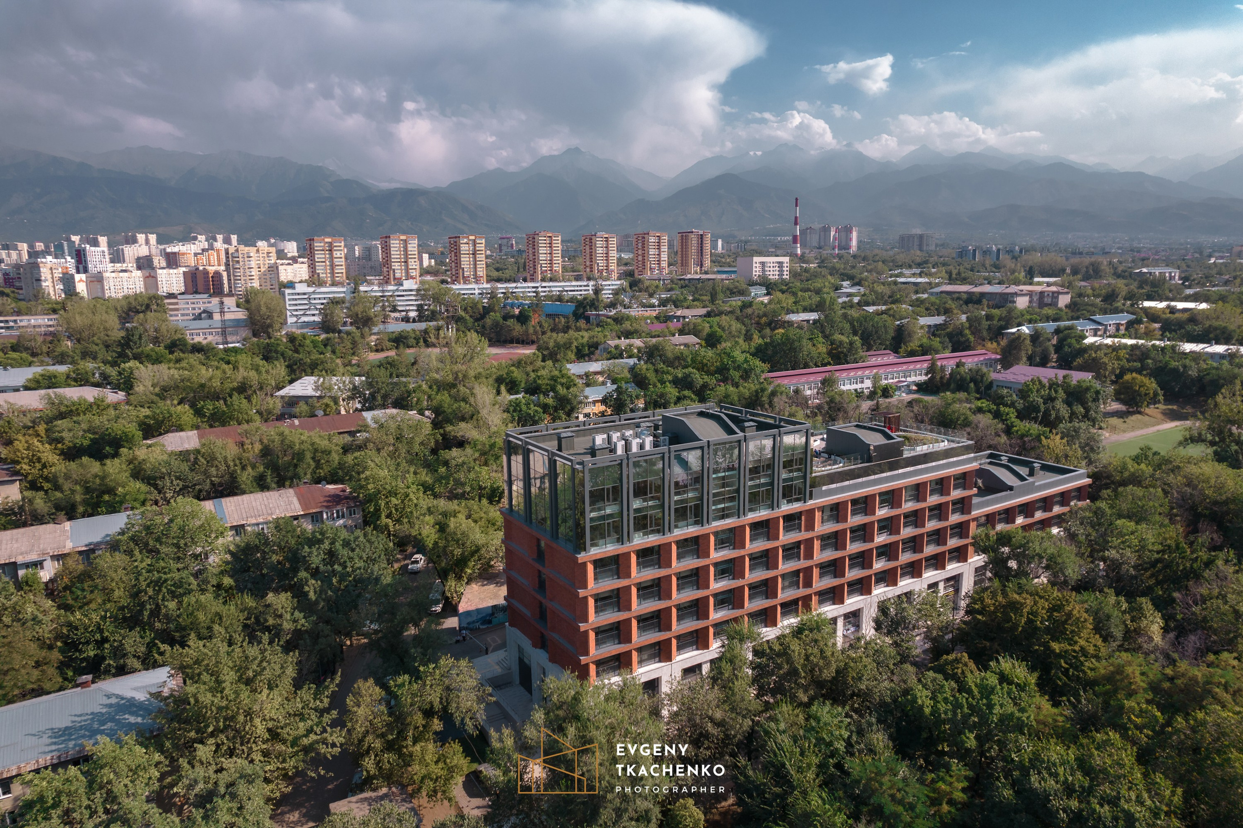 Общежитие университета NarXoz в Алматы. Архитектурный и интерьерный фотограф в Казахстане