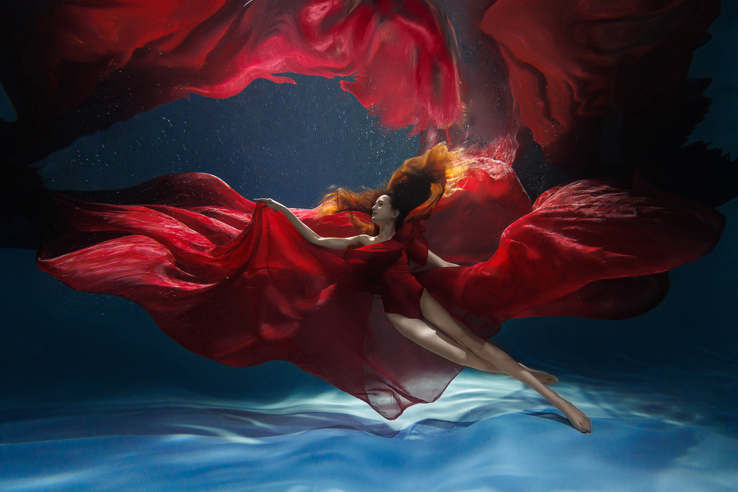 Подводная фотосессия. Портретный и семейный фотограф в Москве Ольга Туровцева