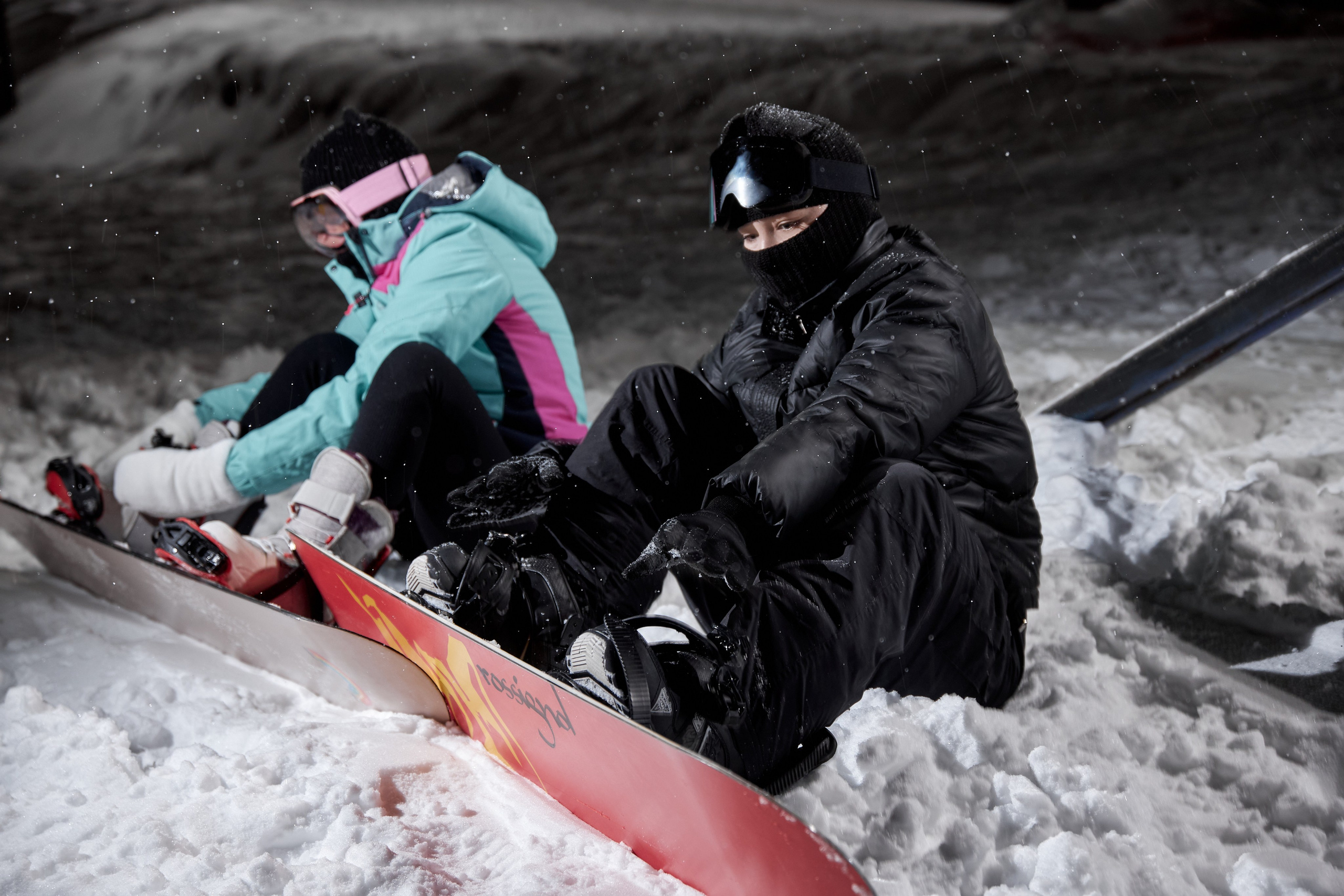Сноубордисты. Фотограф Алексей Яковлев