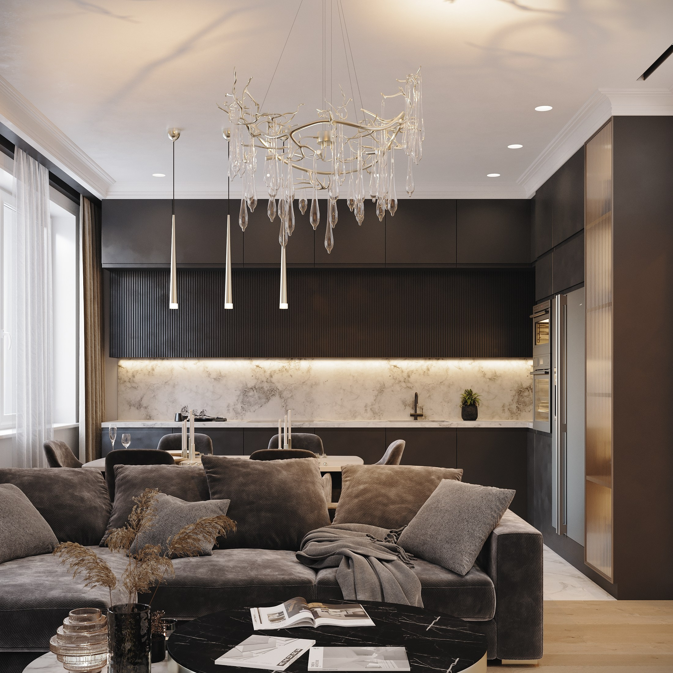 Визуализация квартиры для девушки-фотографа. Студия 3d визуализации Arcviz