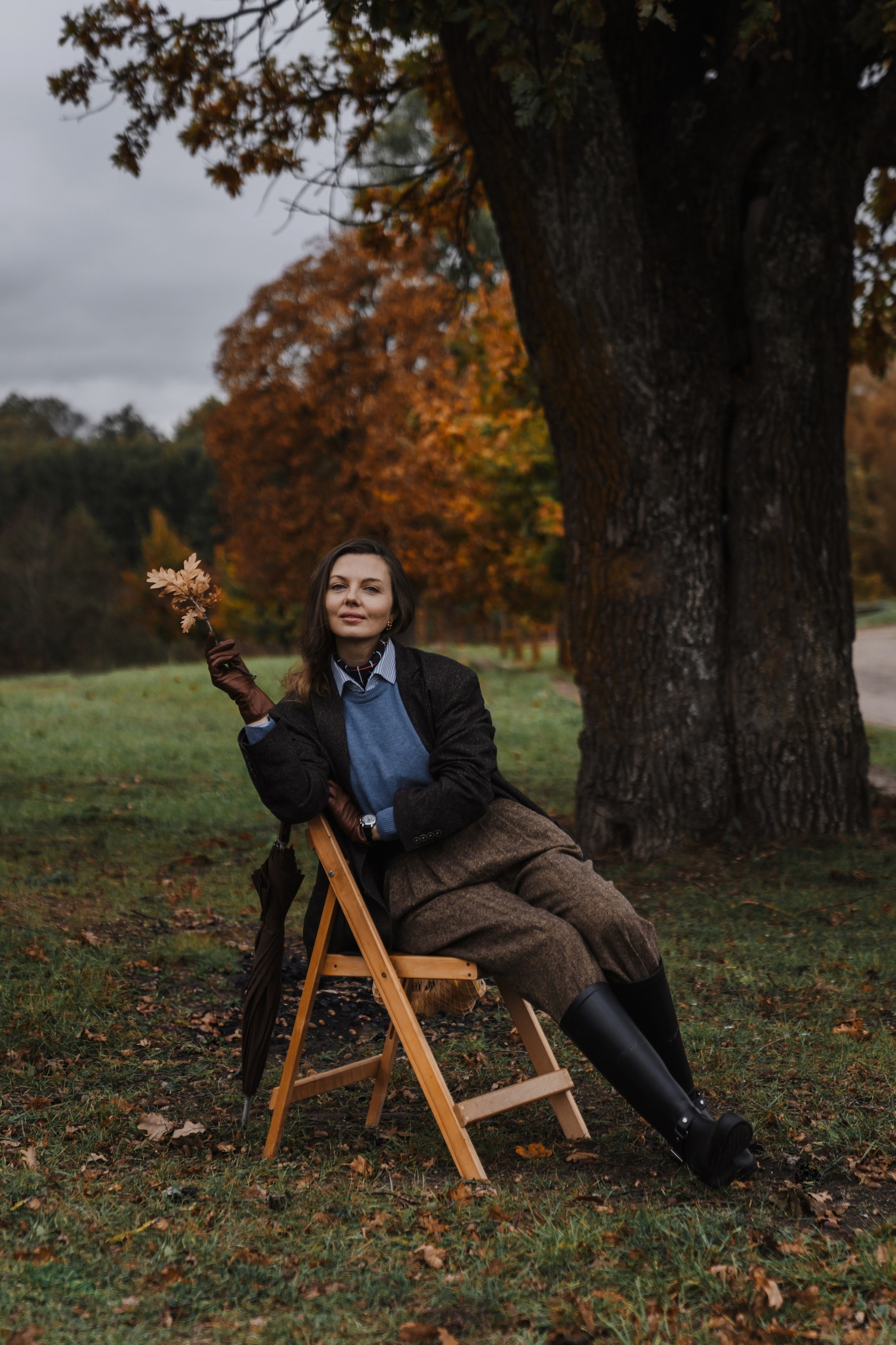 Юля. Осень, в британском стиле, Минск. Olga Modjaro