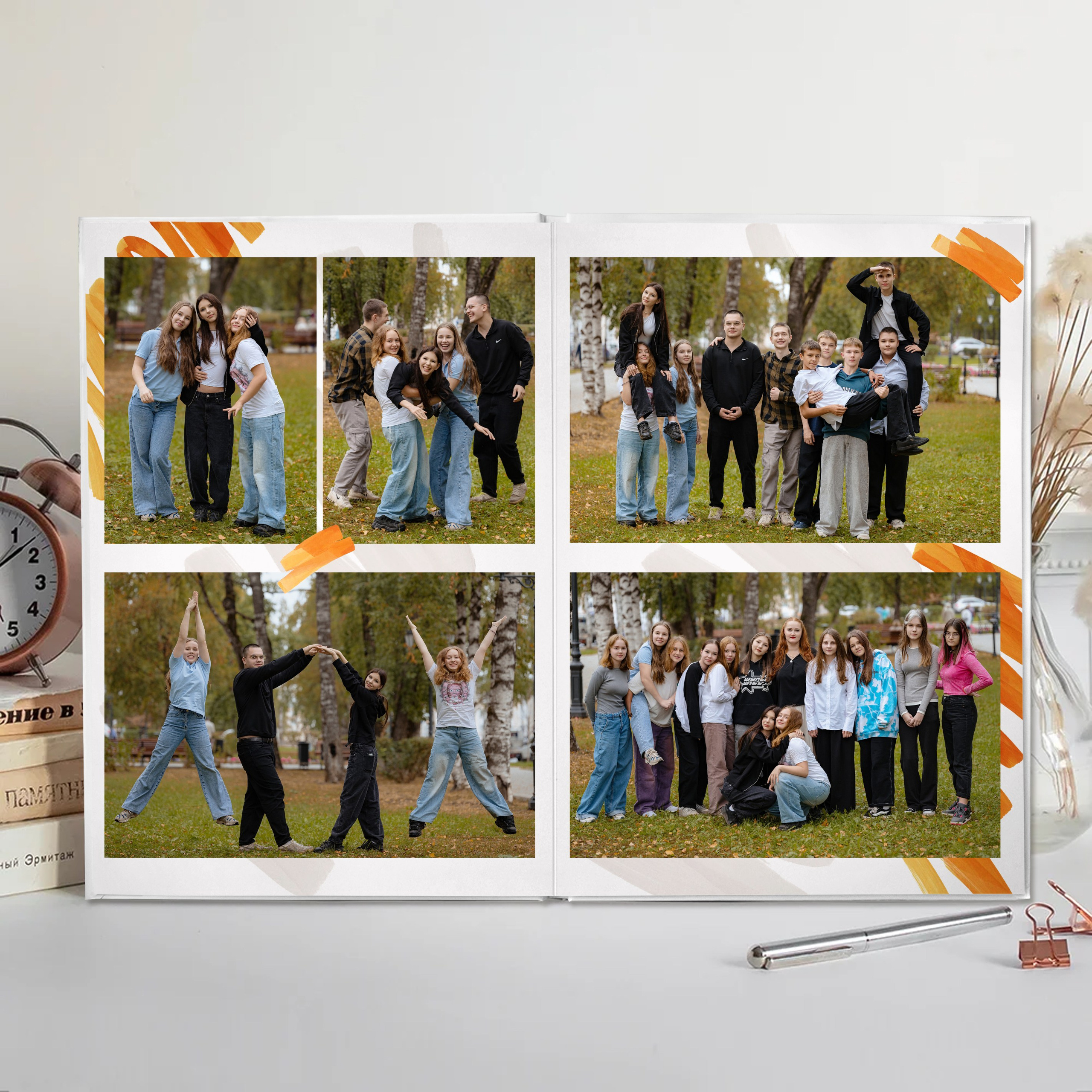 Выпускной альбом для старших классов (4 разворота). Школьный и свадебный фотограф в Сыктывкаре Никита Козлов