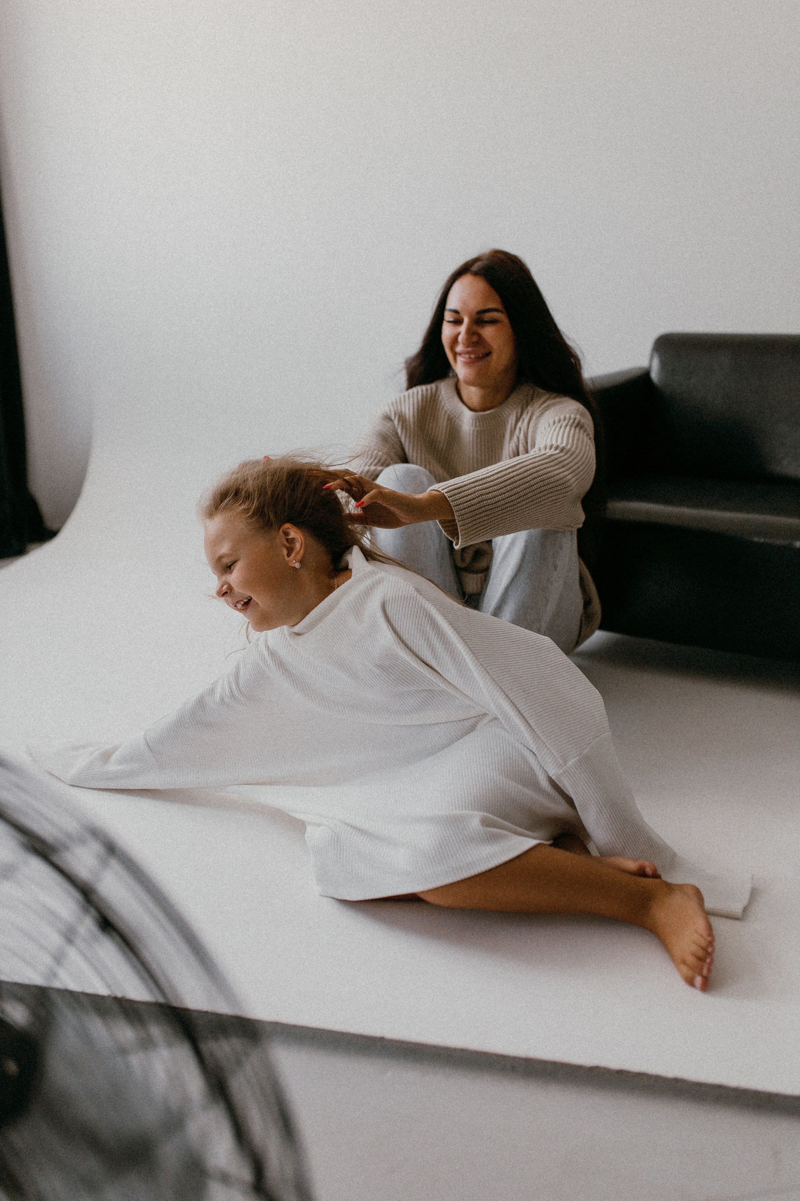 Есения и мама. Семейный фотограф Губкин/Старый Оскол