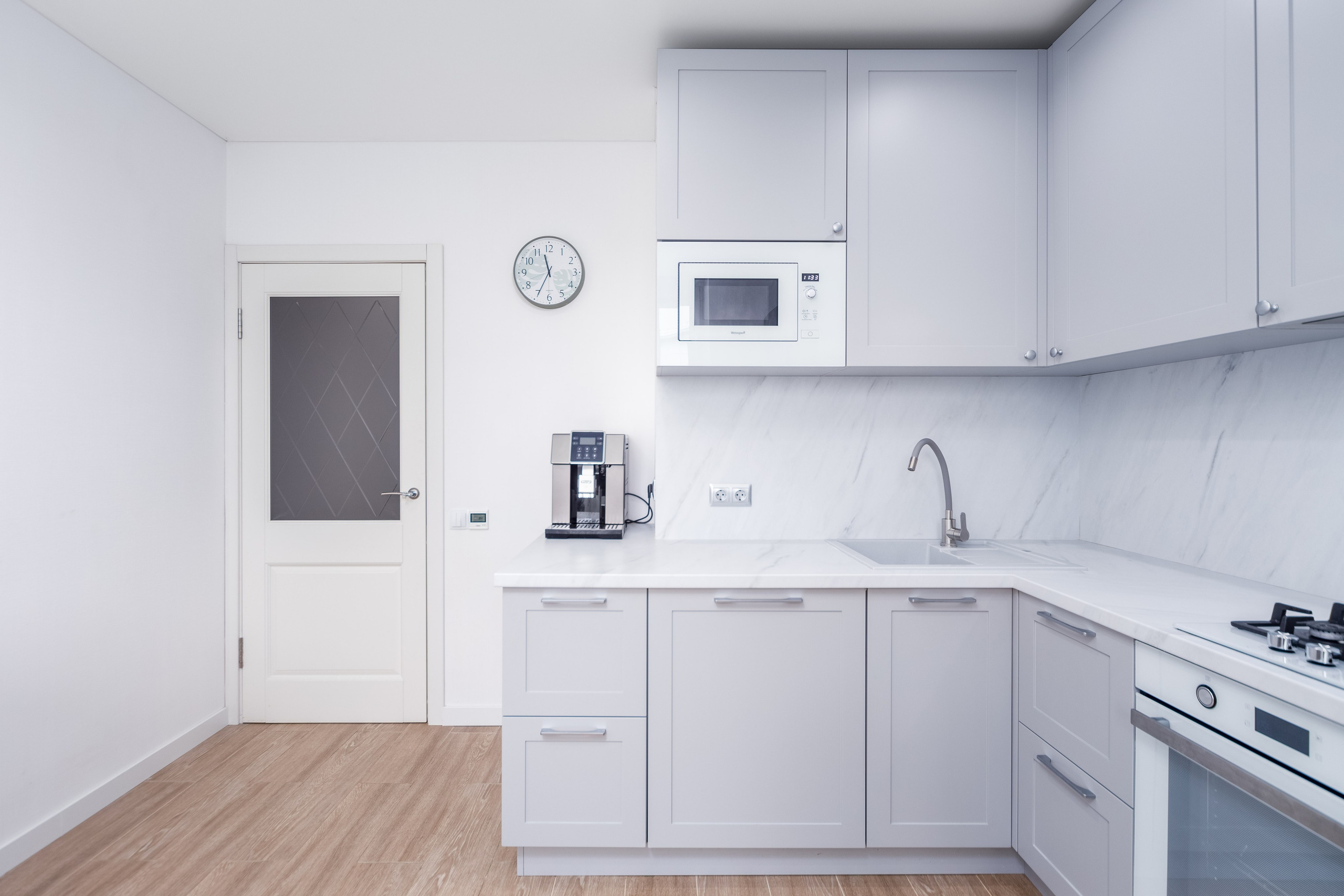 Интерьерное фото кухни в двушке в агрогородке Прилуки