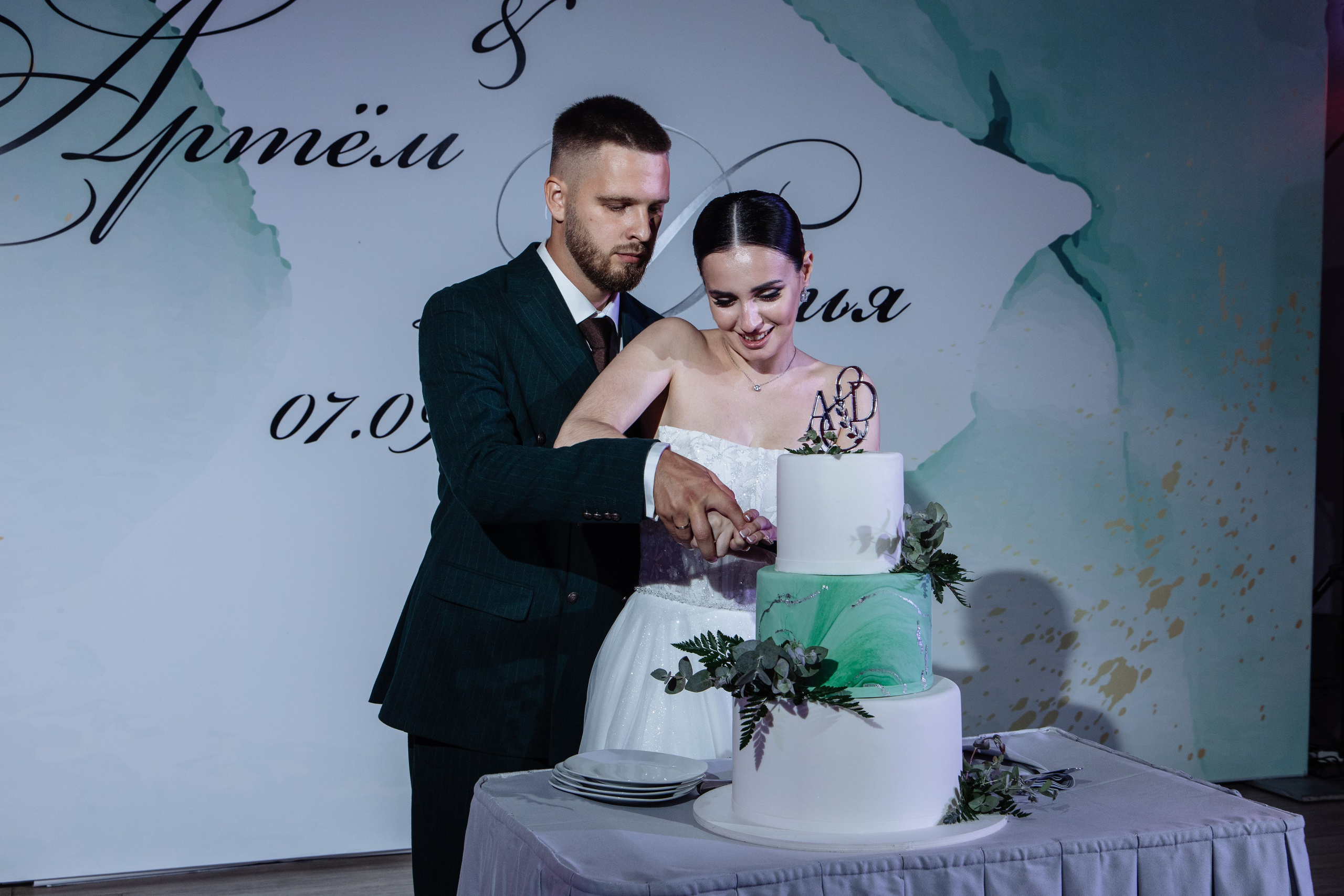 Выездная церемонию в гольф-клубе Сорочаны. Свадебный фотограф Кирилл Шустров