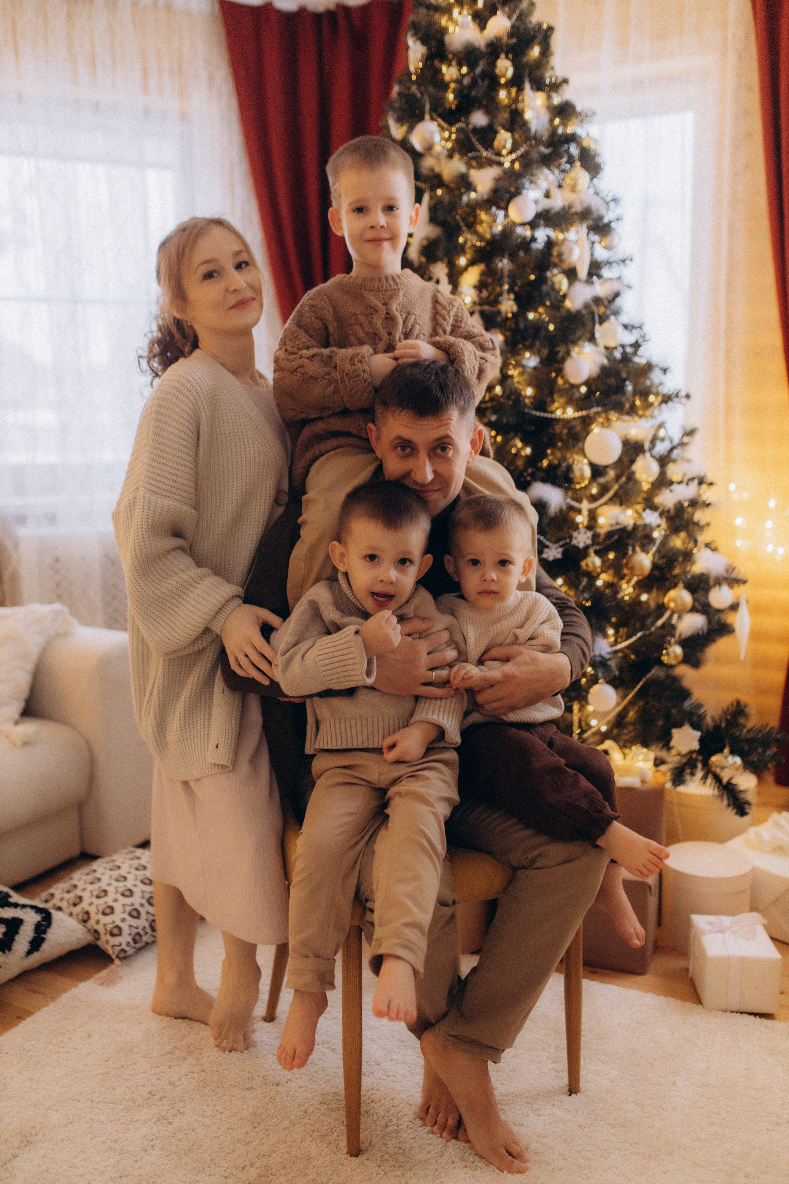 Зубовы. Семейный и домашний фотограф Советский Югорск Екатерина Цыганок