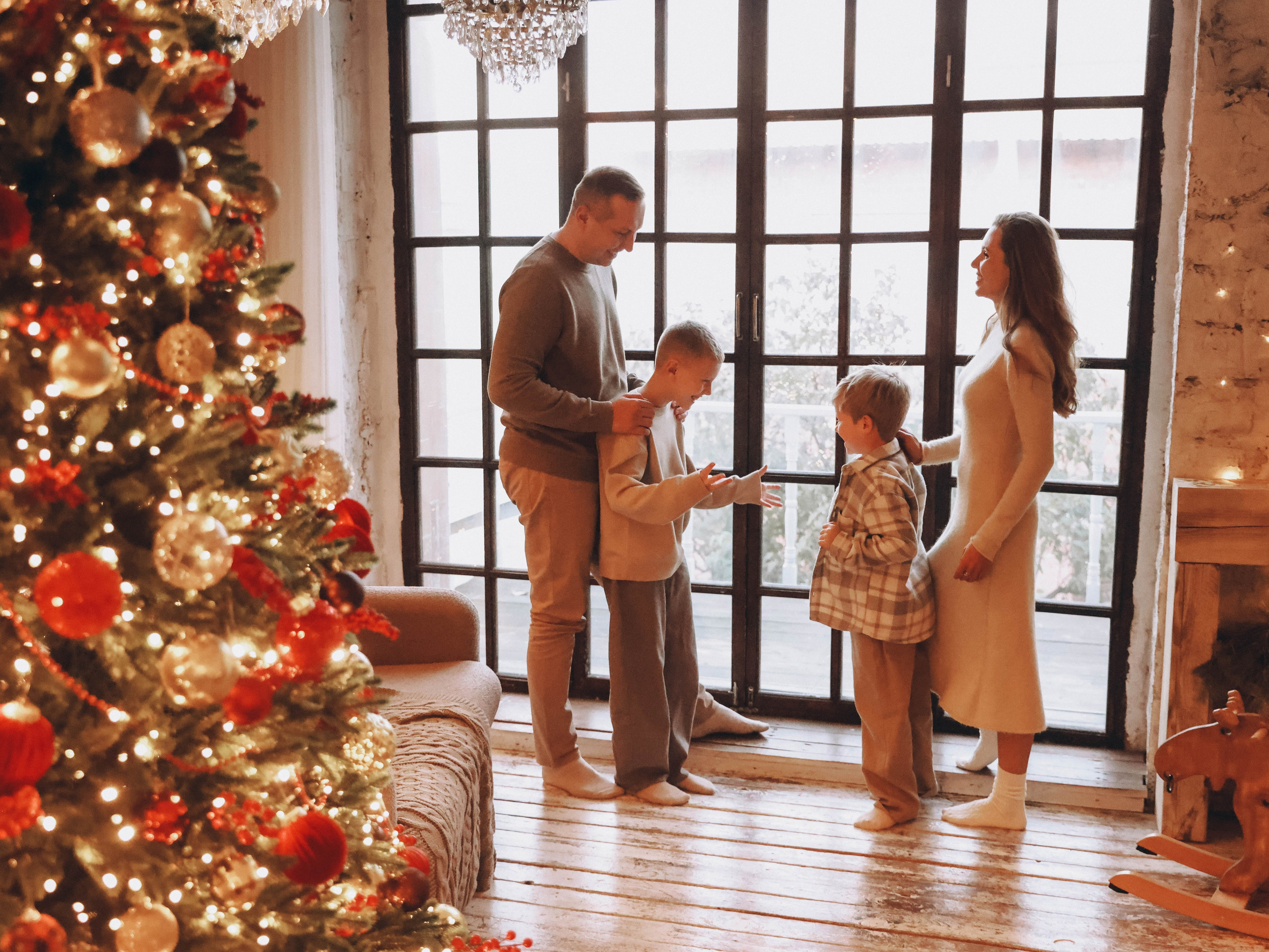 Вечерная семейная новогодняя. Мультифотограф Динара Ахмедзянова