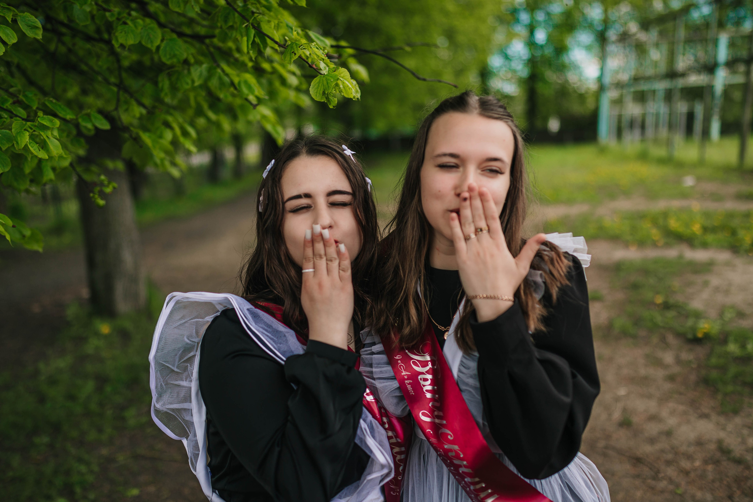 Последний звонок 9А класс МБОУ СОШ № 5 им. В. В. Смирнова, г. Невель. Фотограф Дарья Маташкова