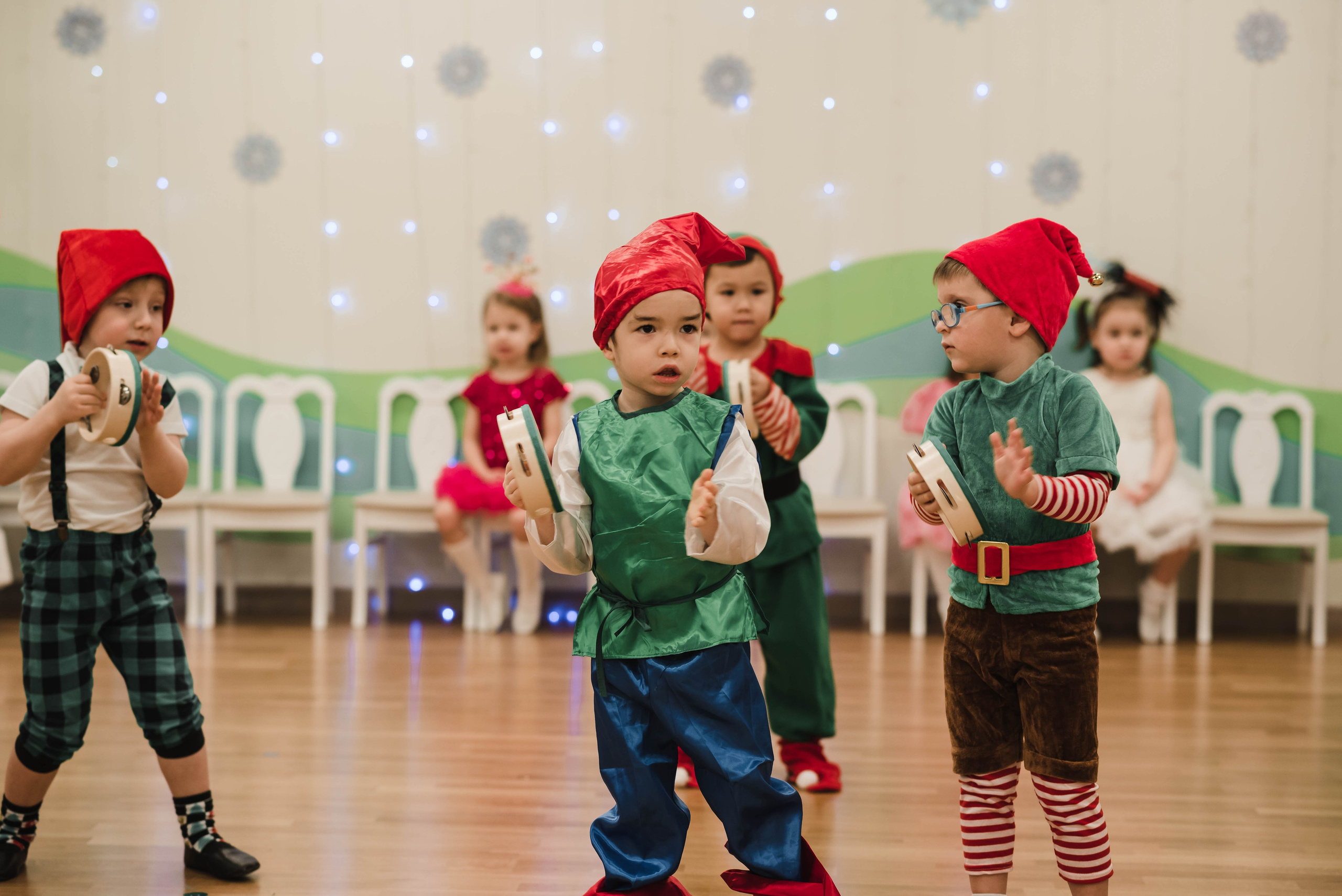 Детский садик Новый год. Фотограф в Москве новорожденные свадьбы семьи Дарья Ларионова